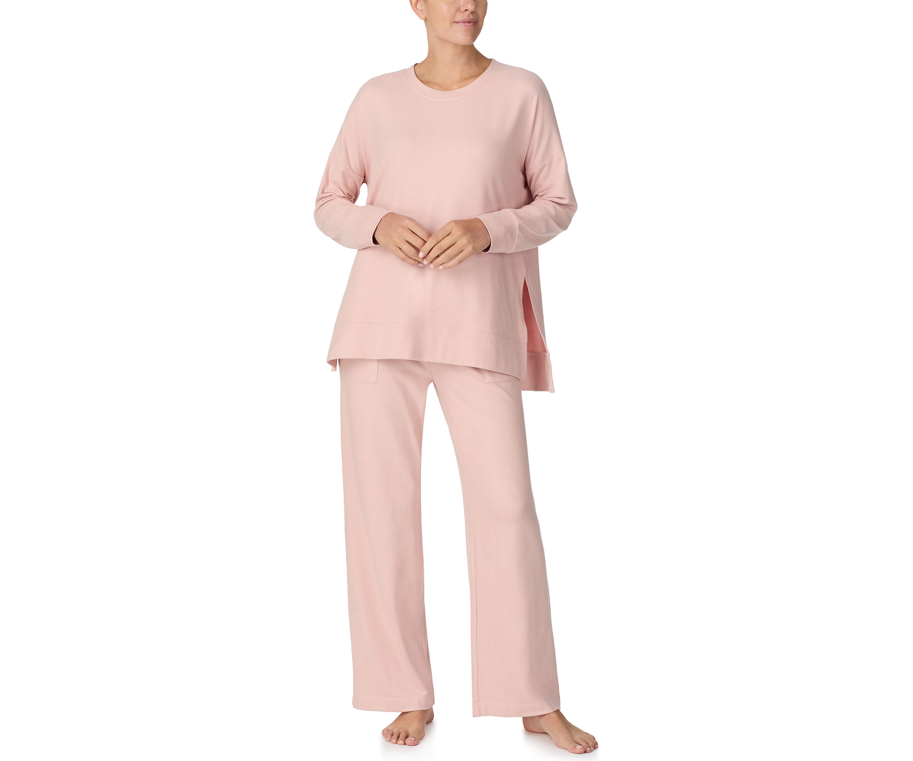 Womens Oversized Top and Pants Pajama Set