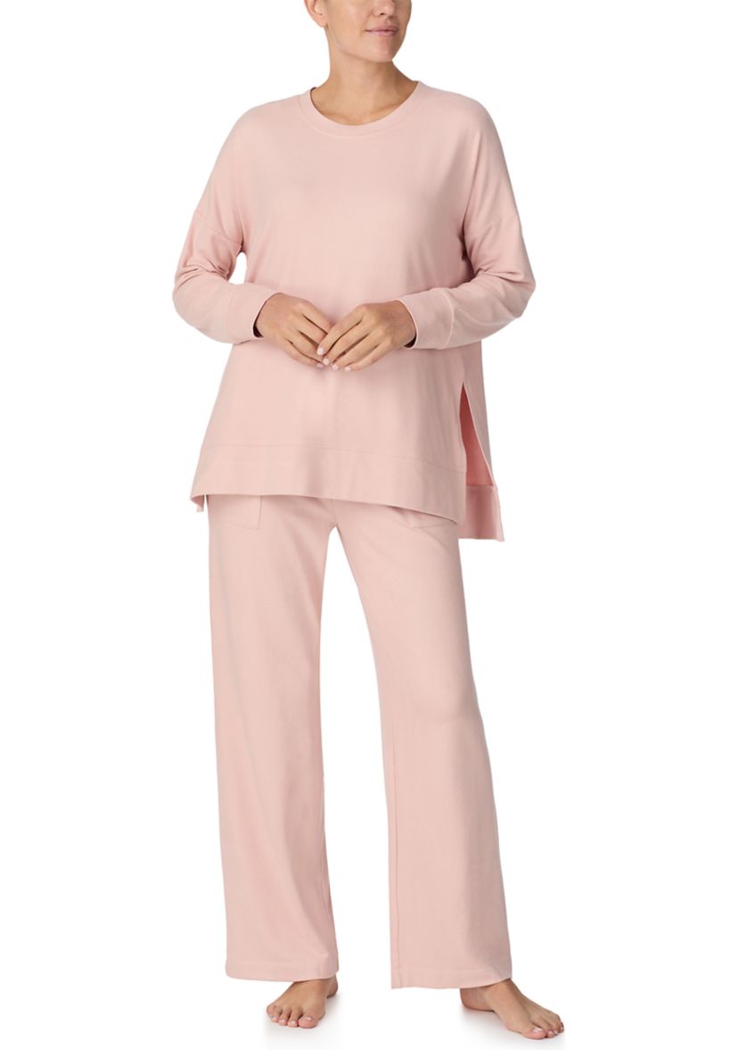 Womens Oversized Top and Pants Pajama Set