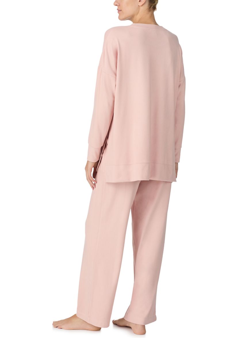 Womens Oversized Top and Pants Pajama Set