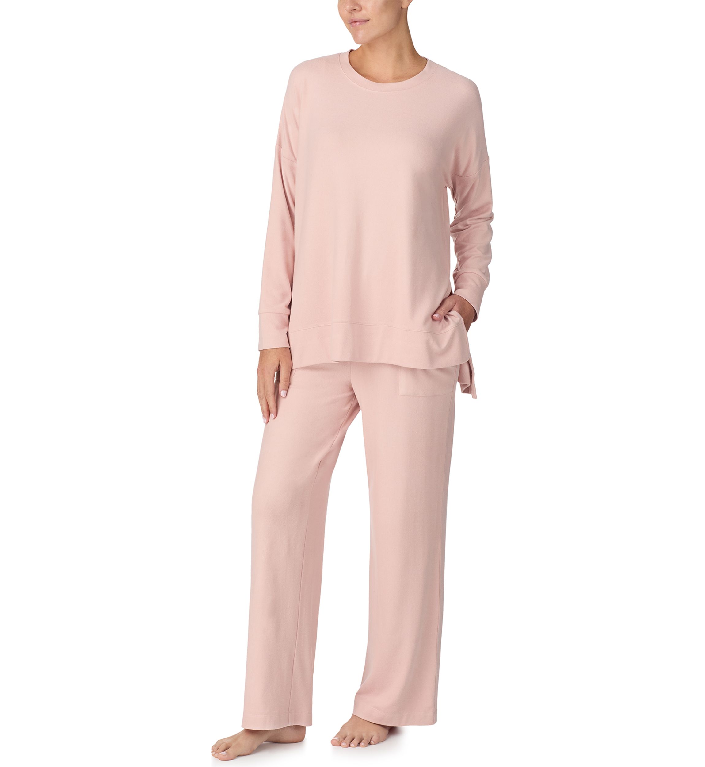 Womens Oversized Top and Pants Pajama Set