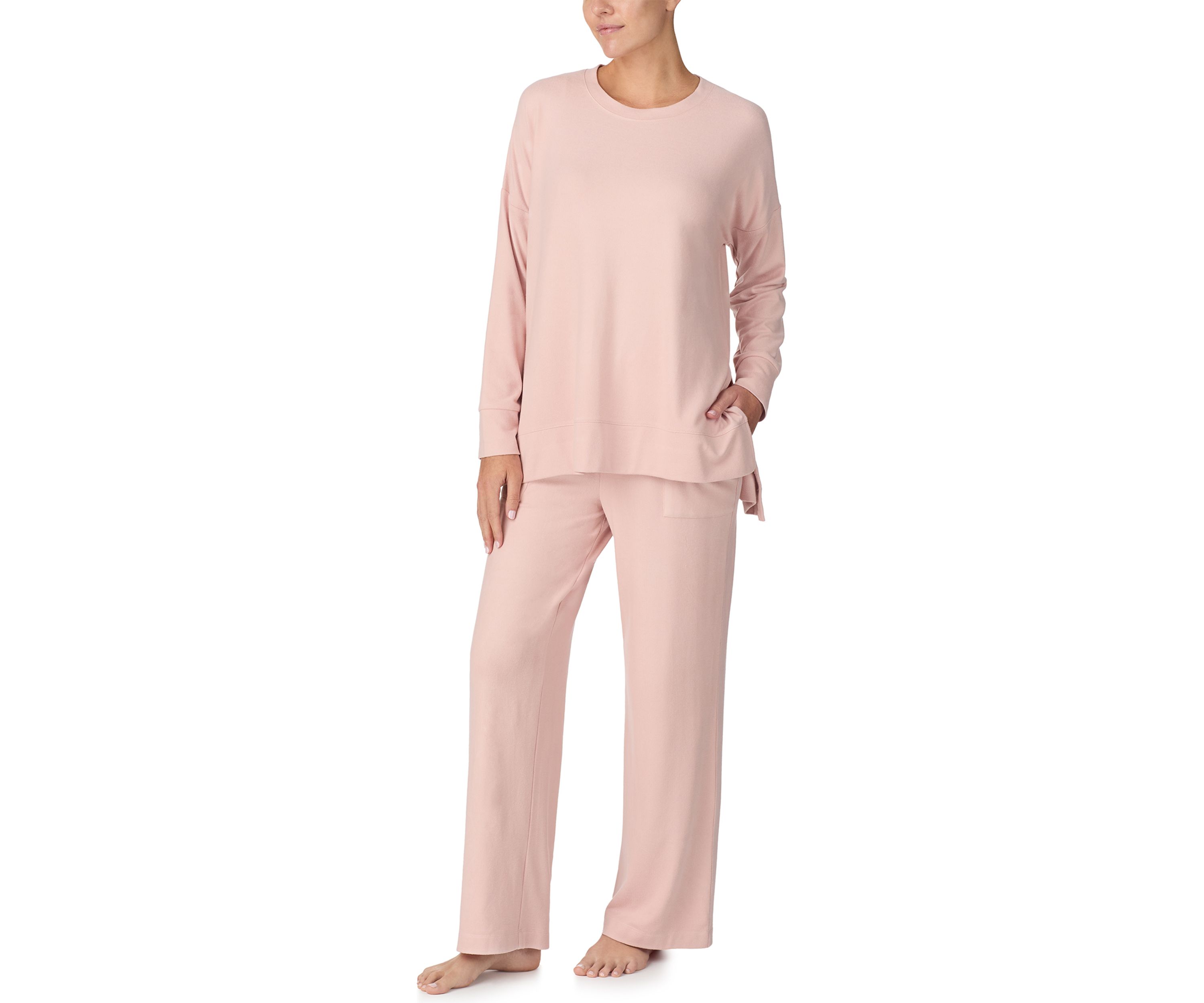 Womens Oversized Top and Pants Pajama Set