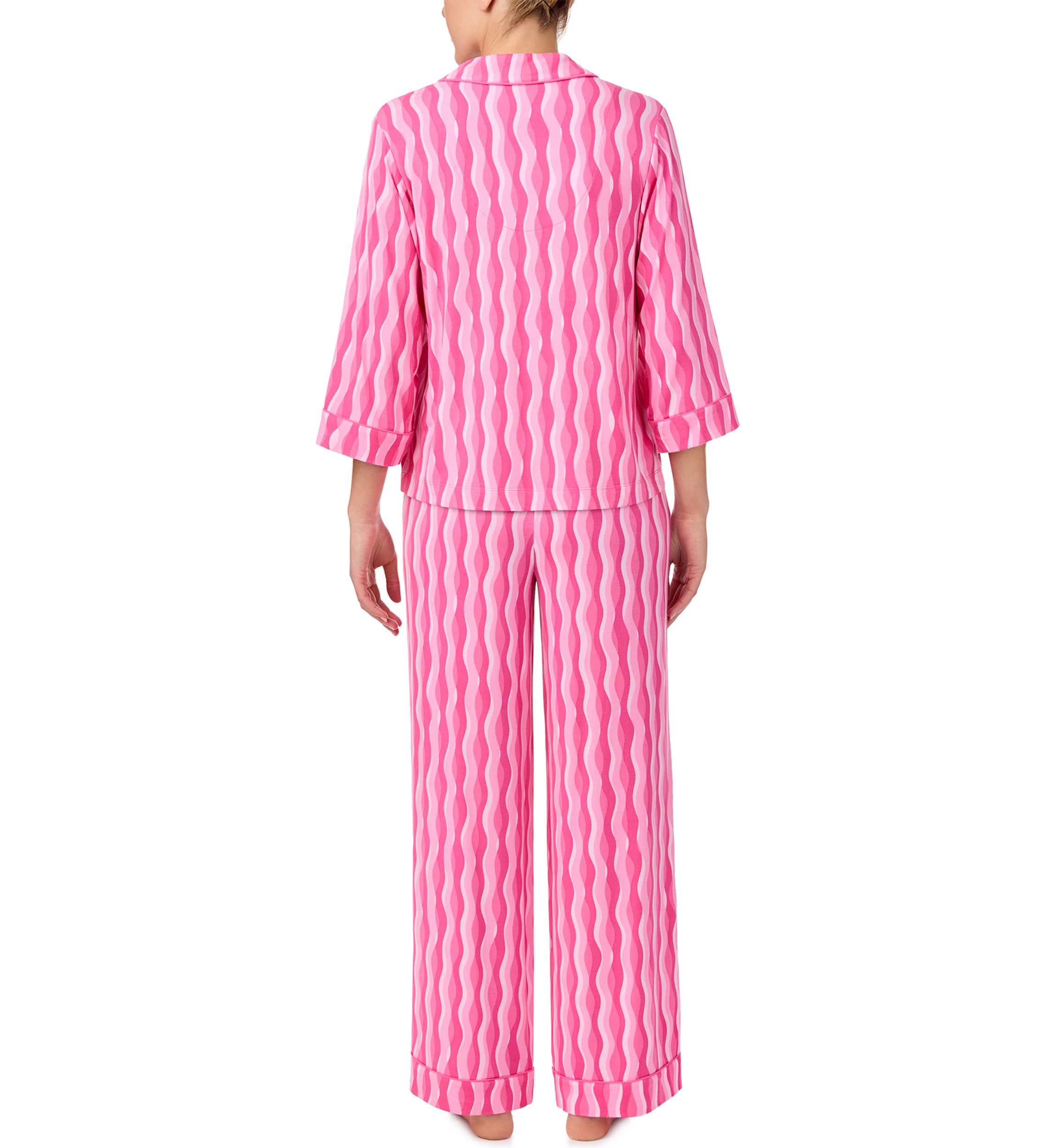Printed Notched Pajama Set