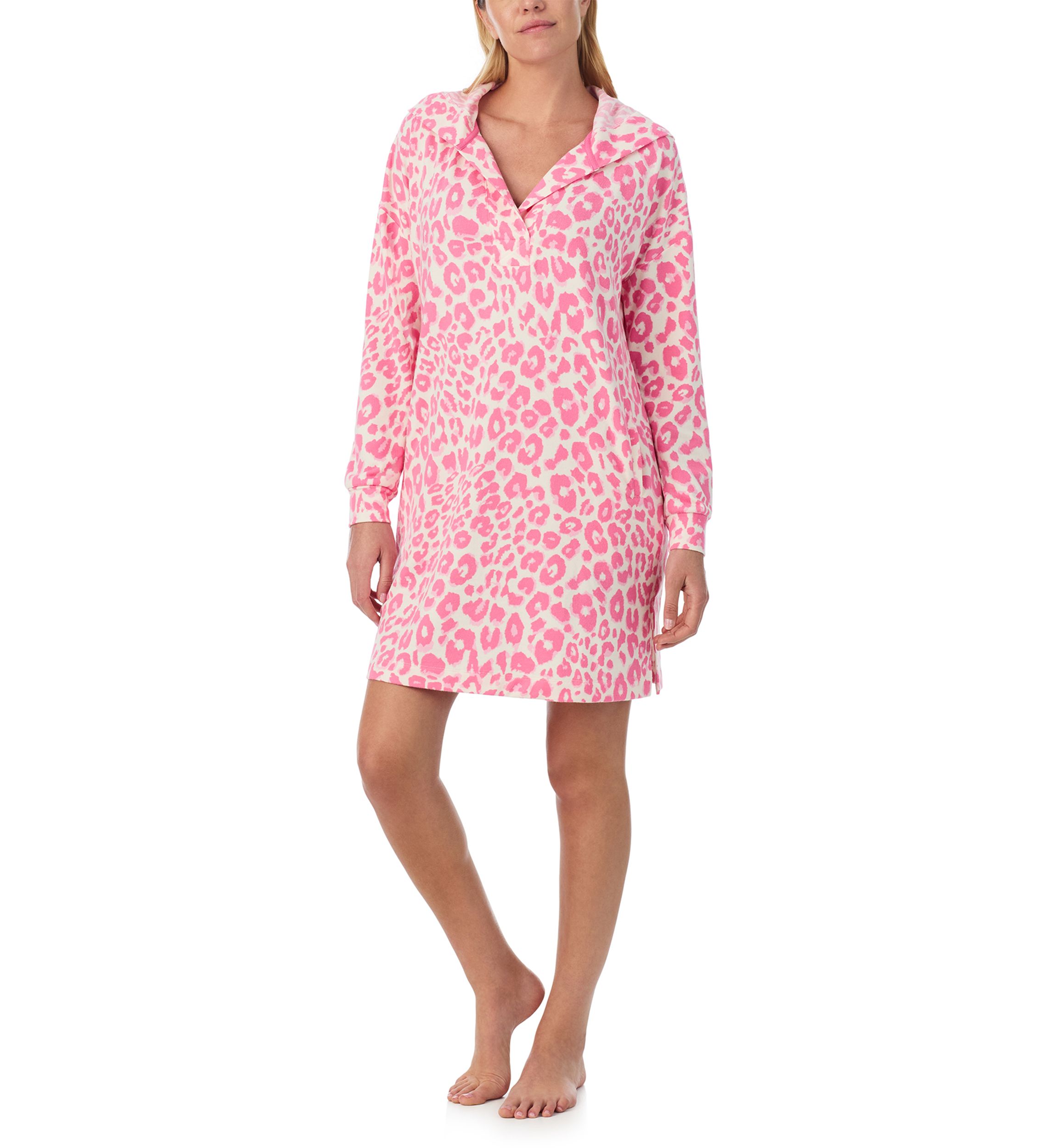 Printed Short Hooded Tunic 