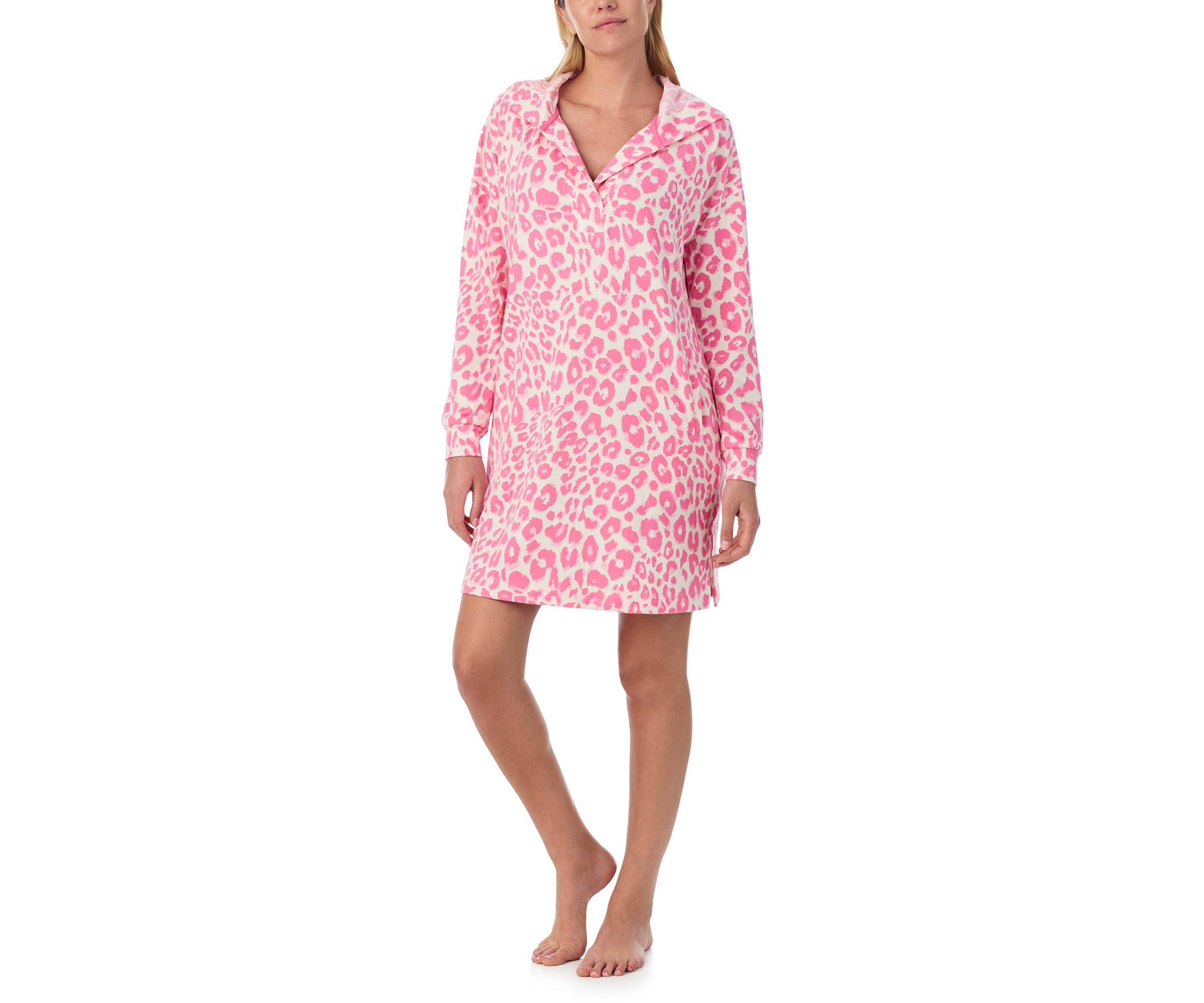 Printed Short Hooded Tunic 