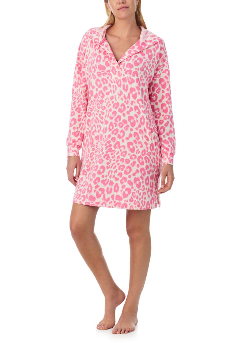 Printed Short Hooded Tunic 