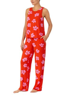 Women's High Waisted Printed Pajama Set