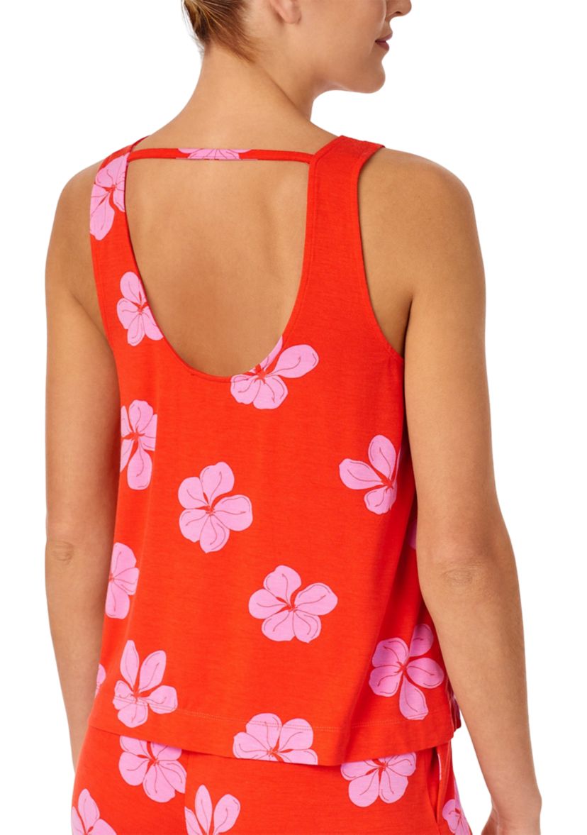 Womens High Waisted Printed Pajama Set