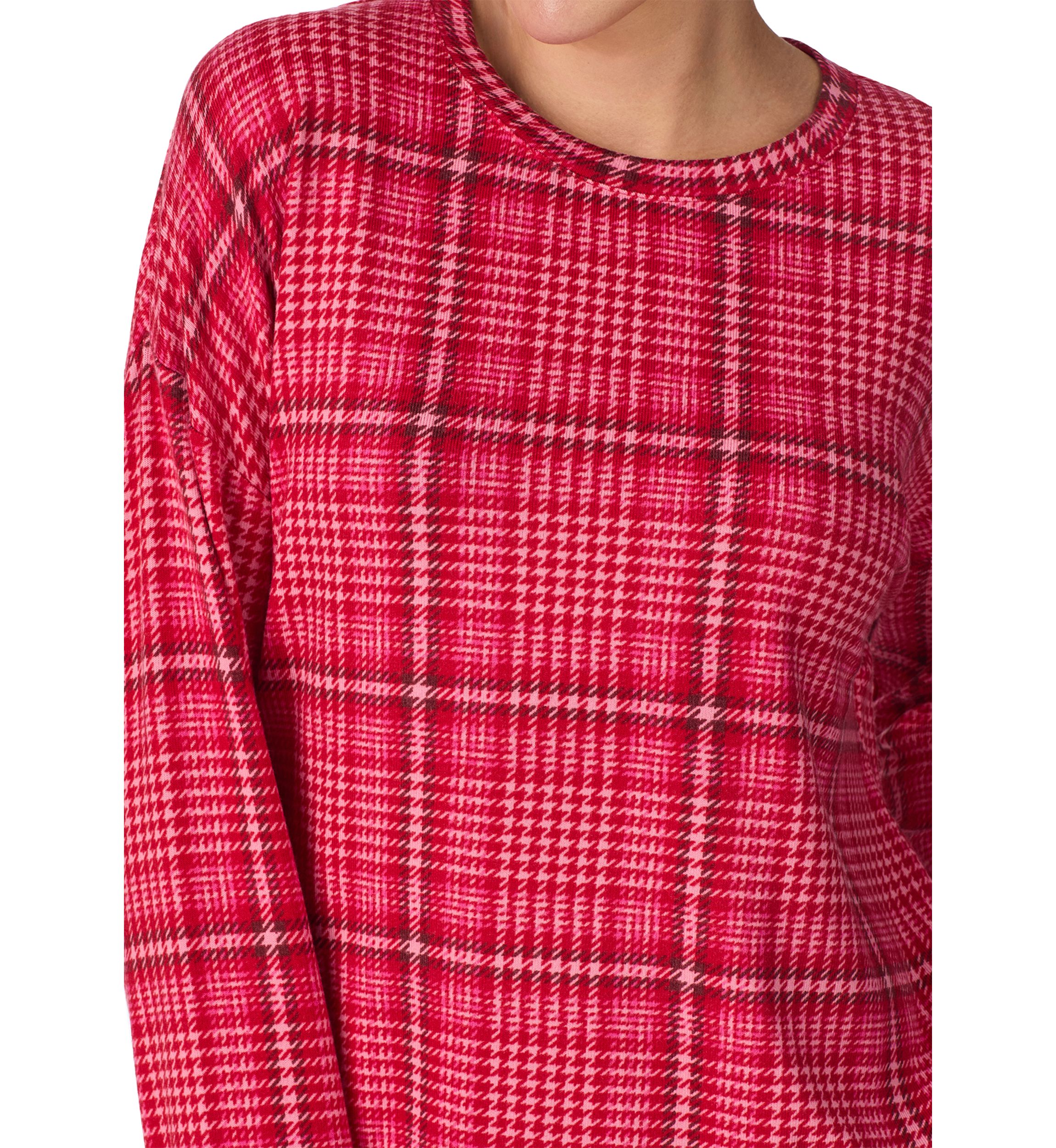 Womens Long Sleeve Top and Jogger Pants Pajama Set
