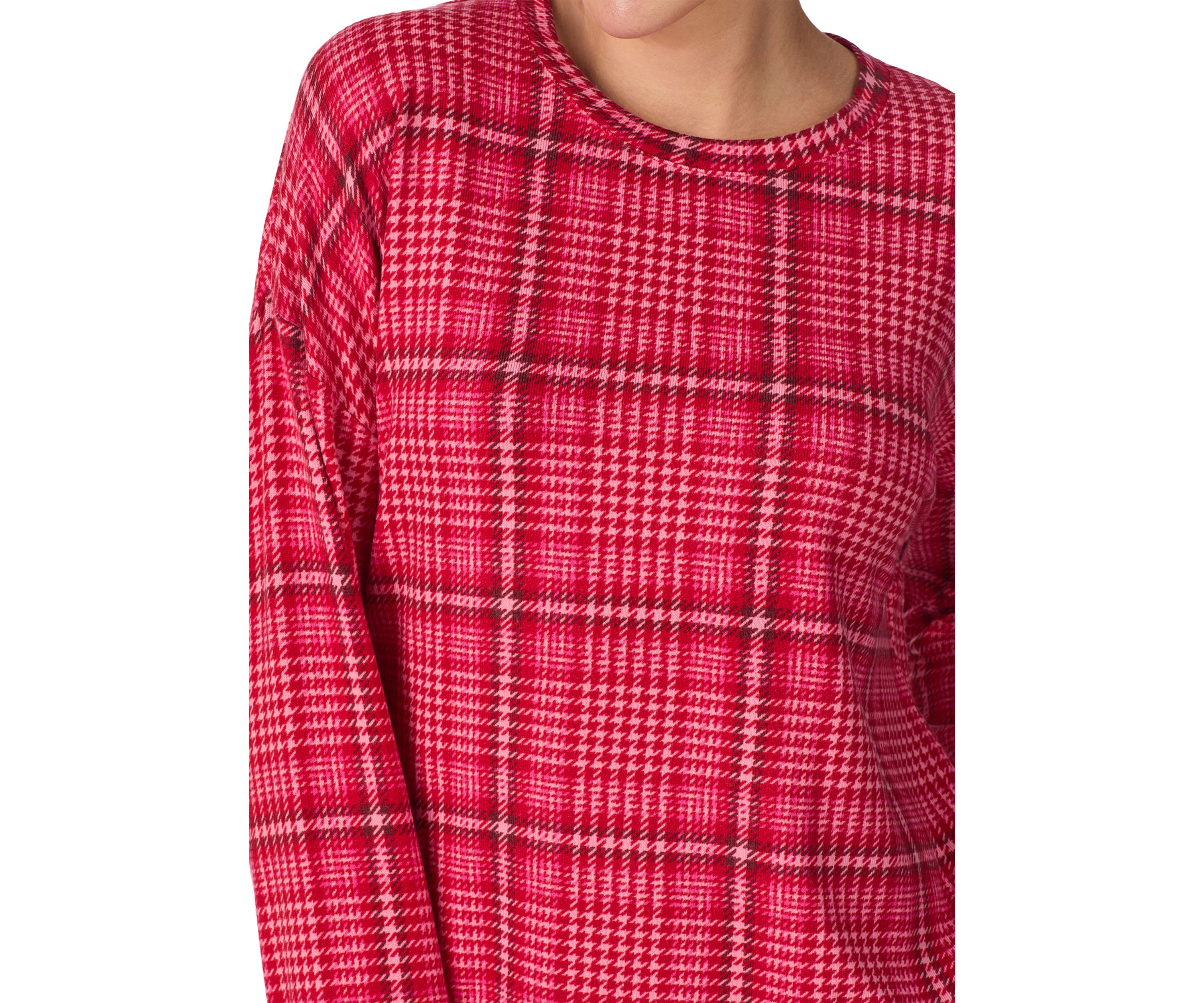 Womens Long Sleeve Top and Jogger Pants Pajama Set