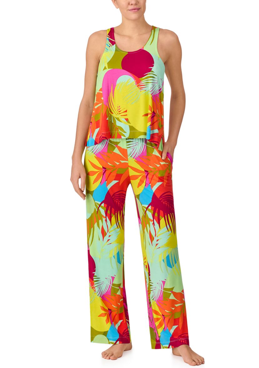 Womens Printed Pajama Set