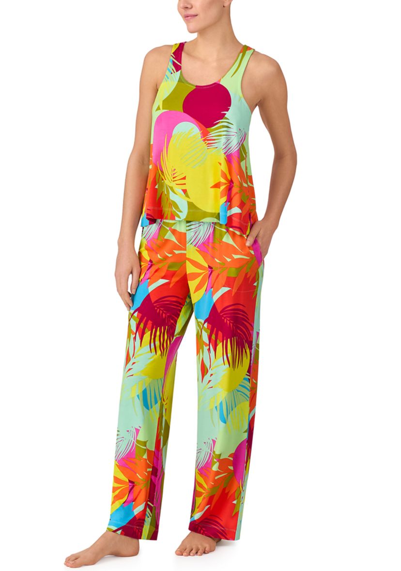 Womens Printed Pajama Set