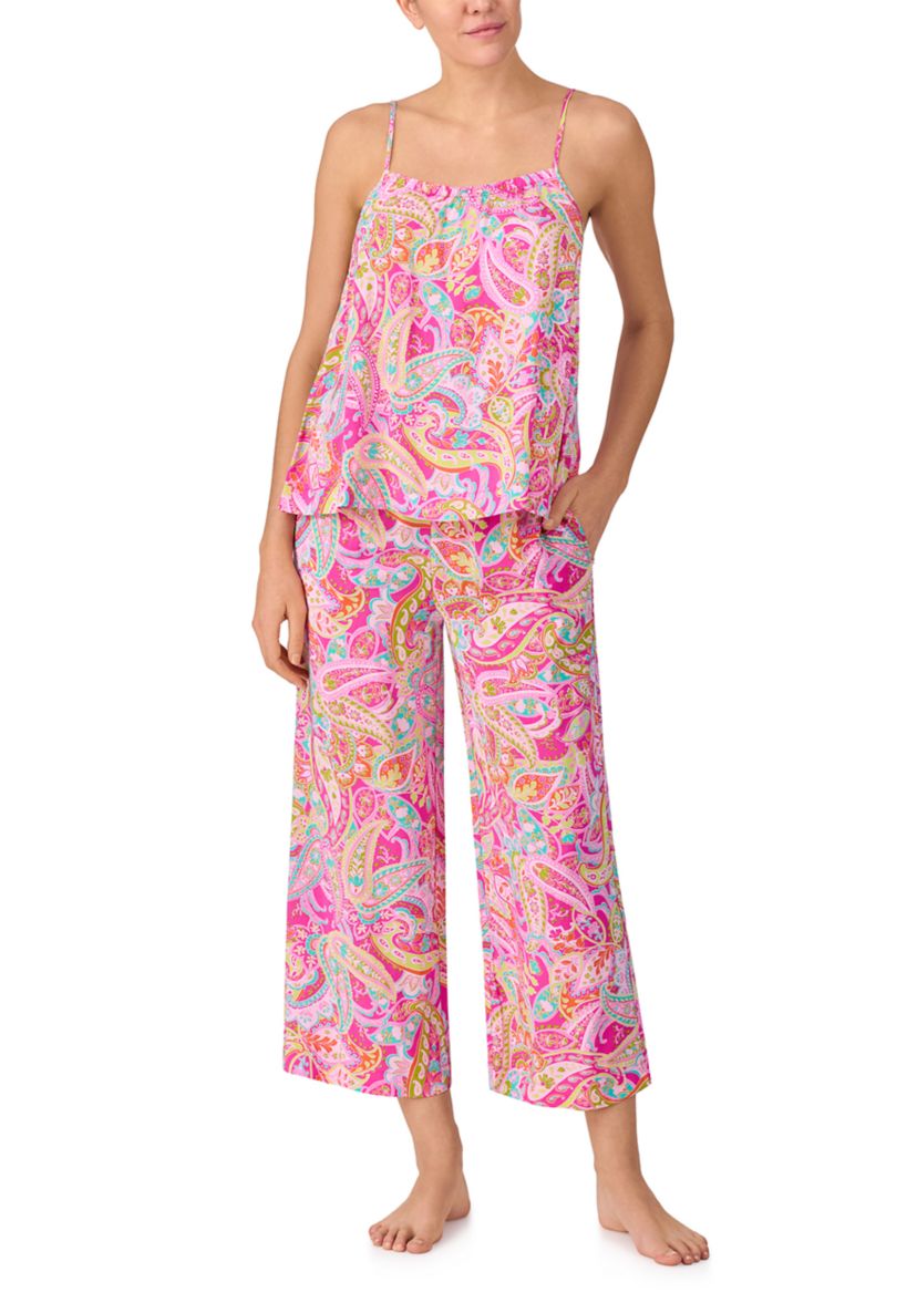 Womens Paisley Pajama Set