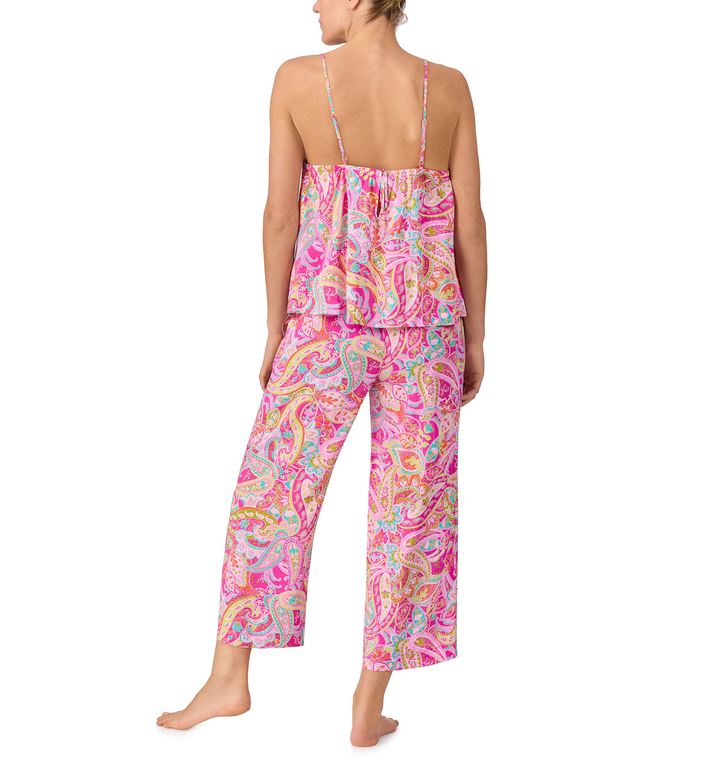 Womens Paisley Pajama Set