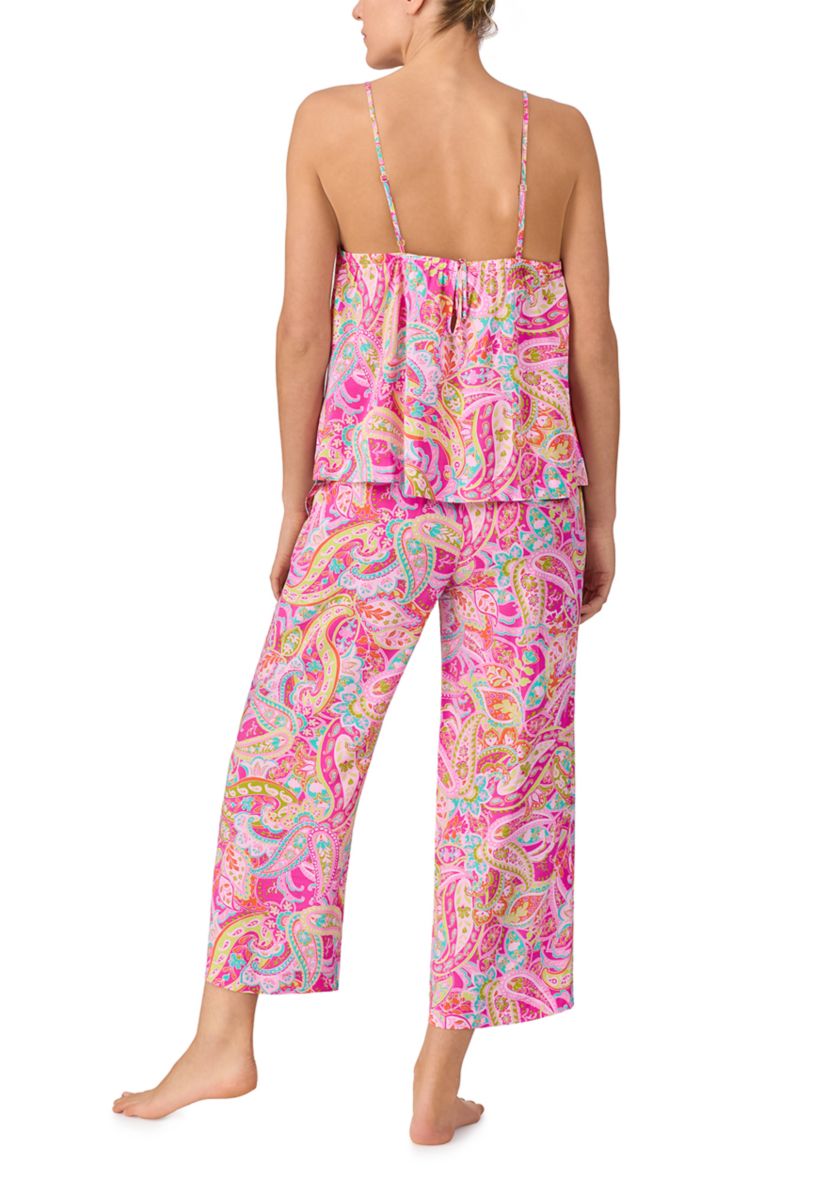 Womens Paisley Pajama Set