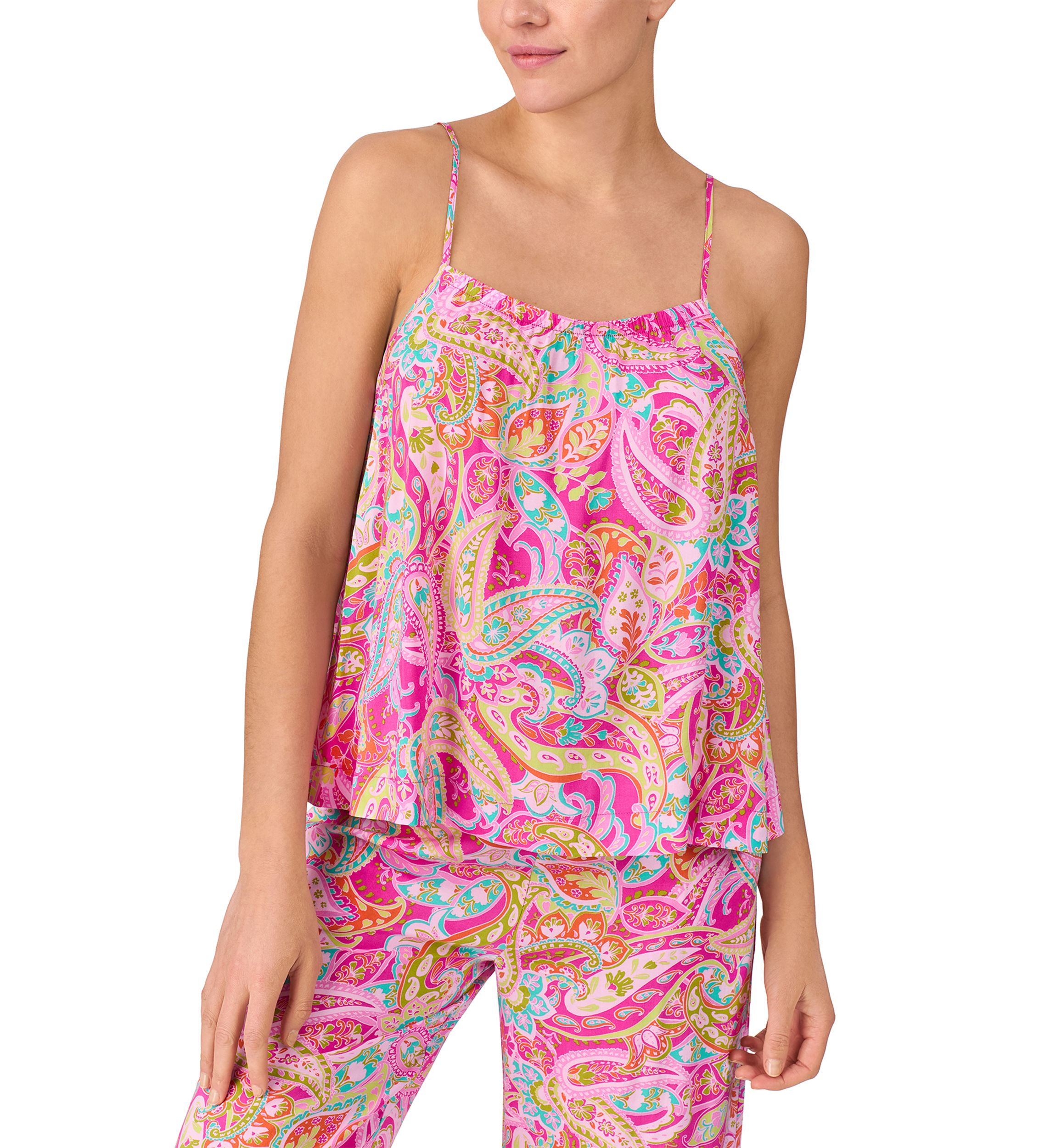 Womens Paisley Pajama Set