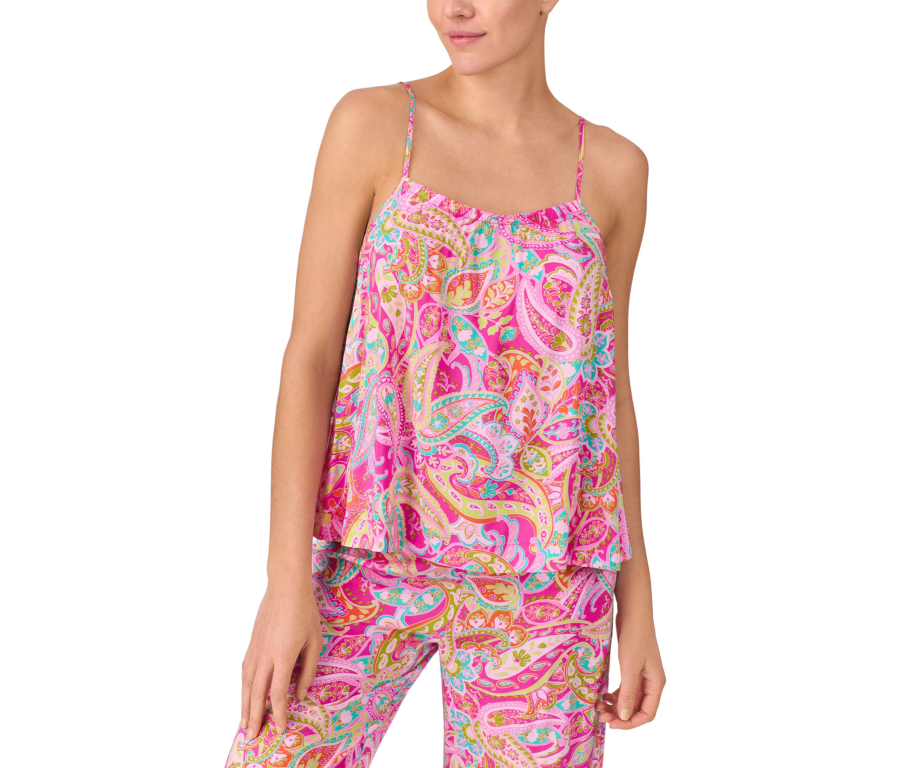 Womens Paisley Pajama Set