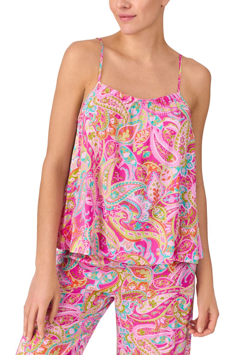 Womens Paisley Pajama Set