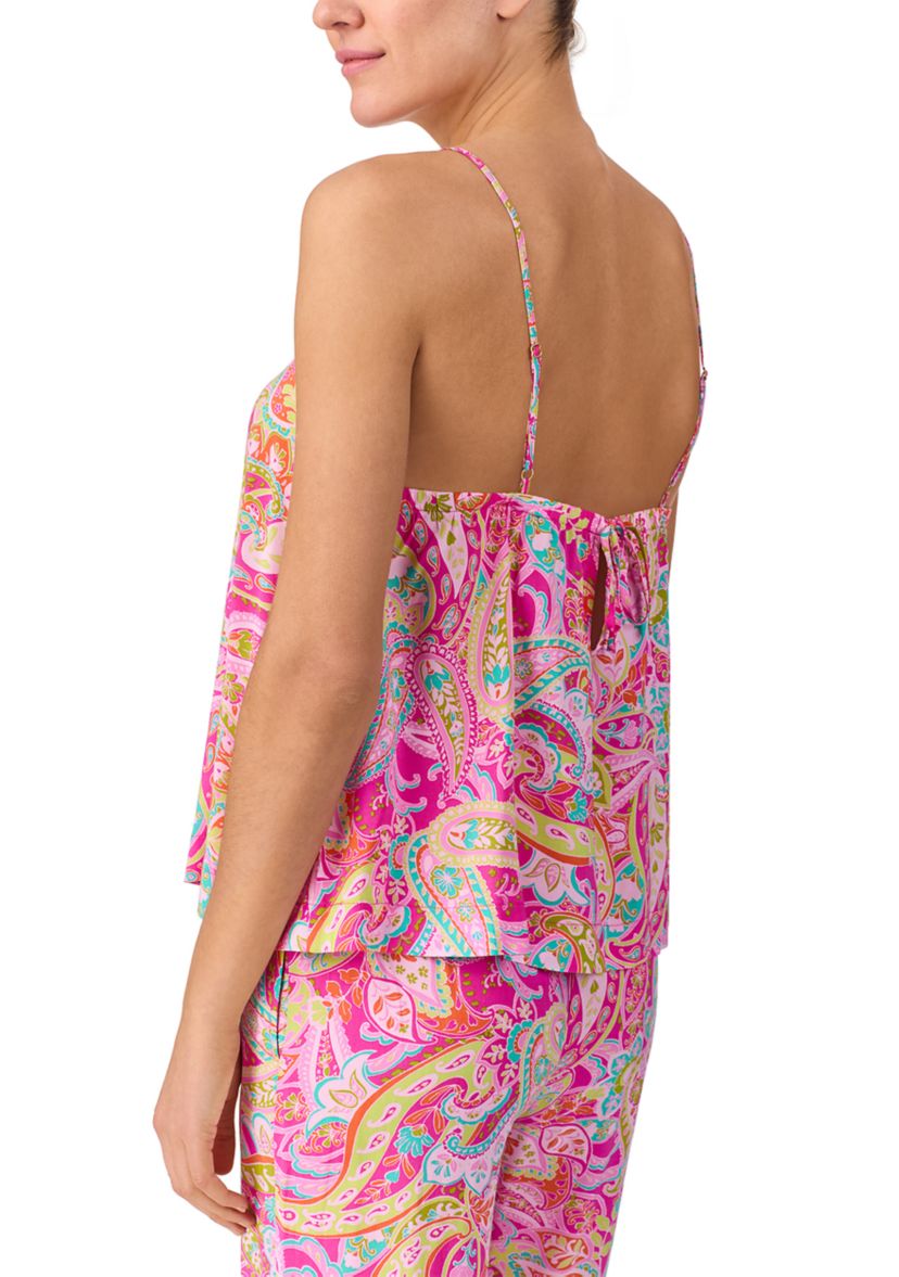 Womens Paisley Pajama Set