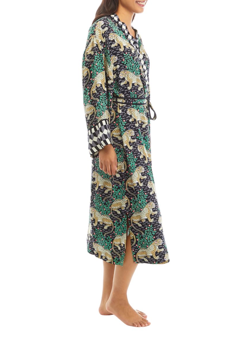 Womens Satin Bagheera Robe