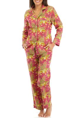 Women's Bagheera Long Printed Pajama Set