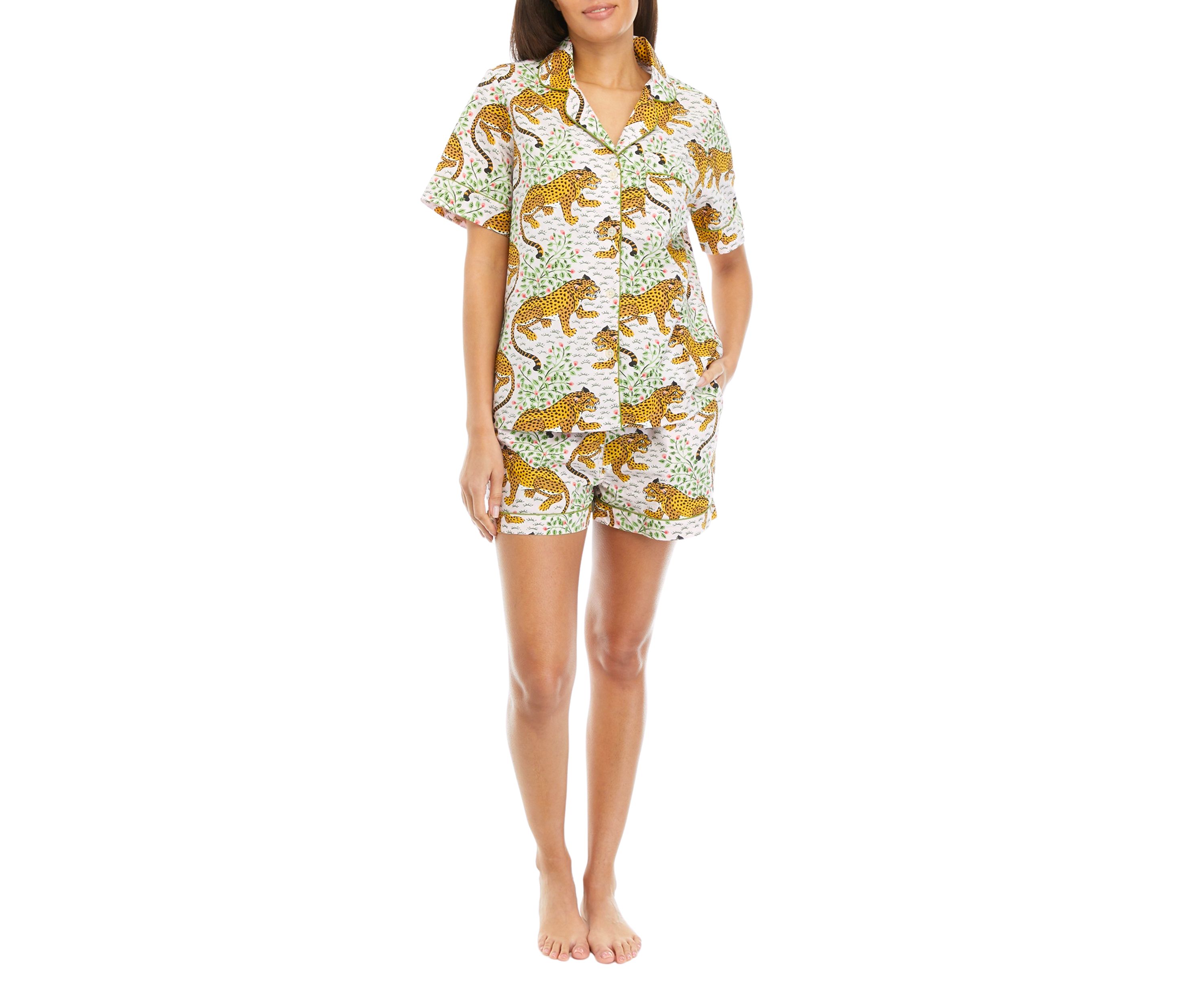 Womens Bagheera Blush Short Pajama Set