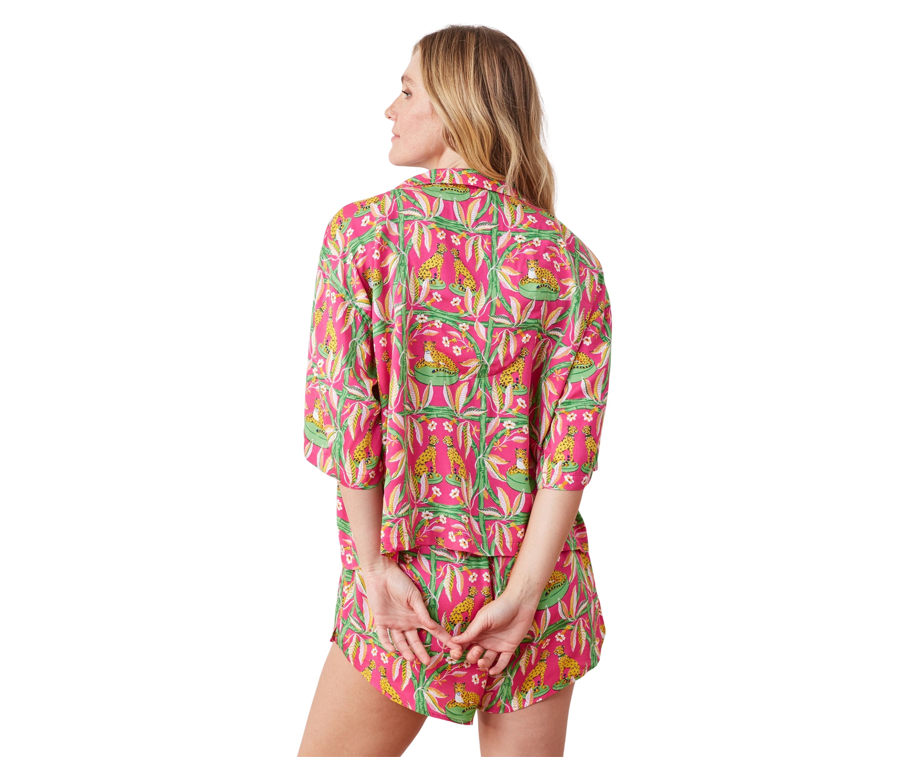 Royal Cheetah Printed Pajama Set