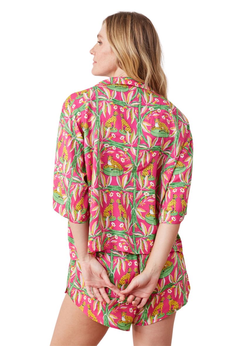 Royal Cheetah Printed Pajama Set