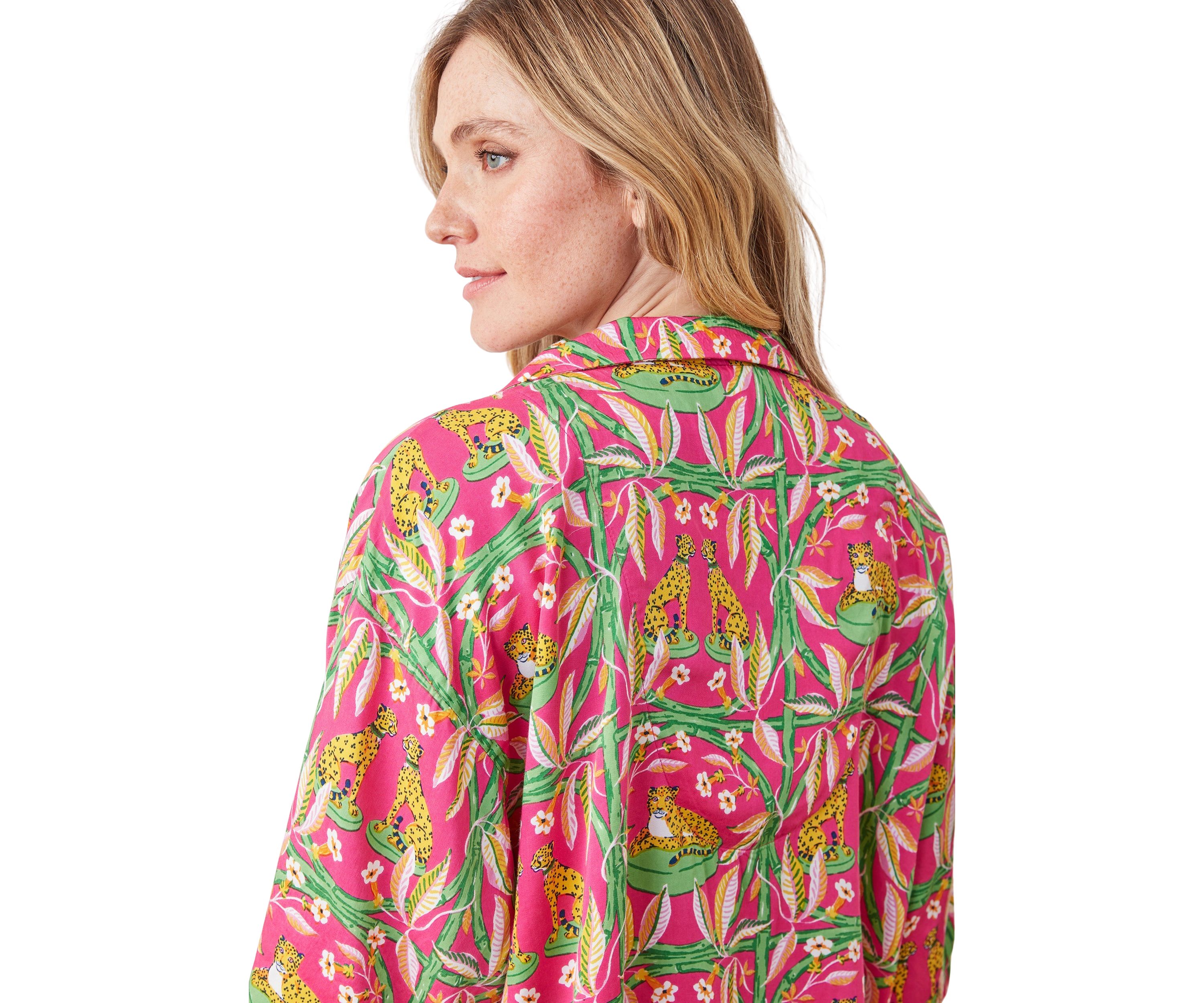 Royal Cheetah Printed Pajama Set