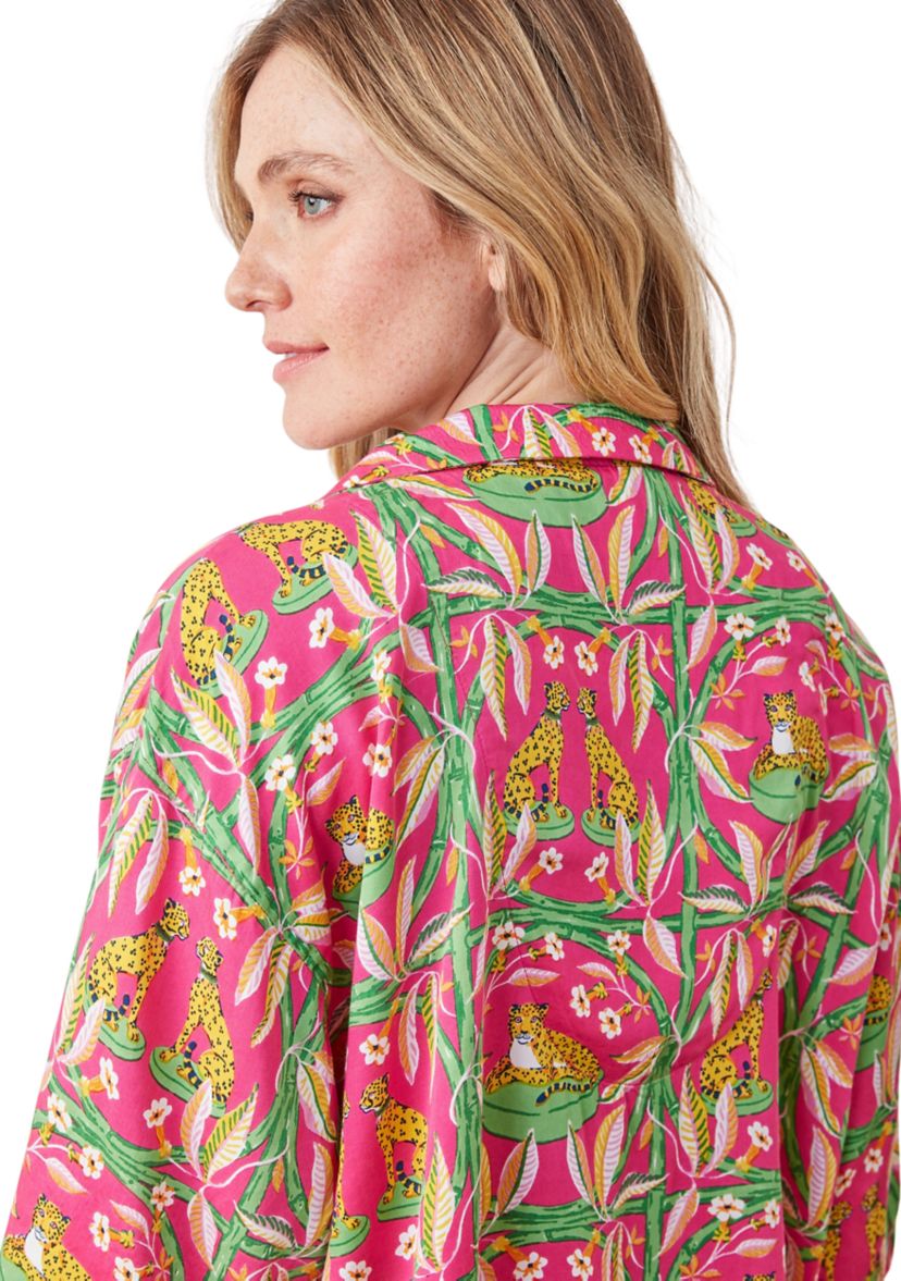 Royal Cheetah Printed Pajama Set
