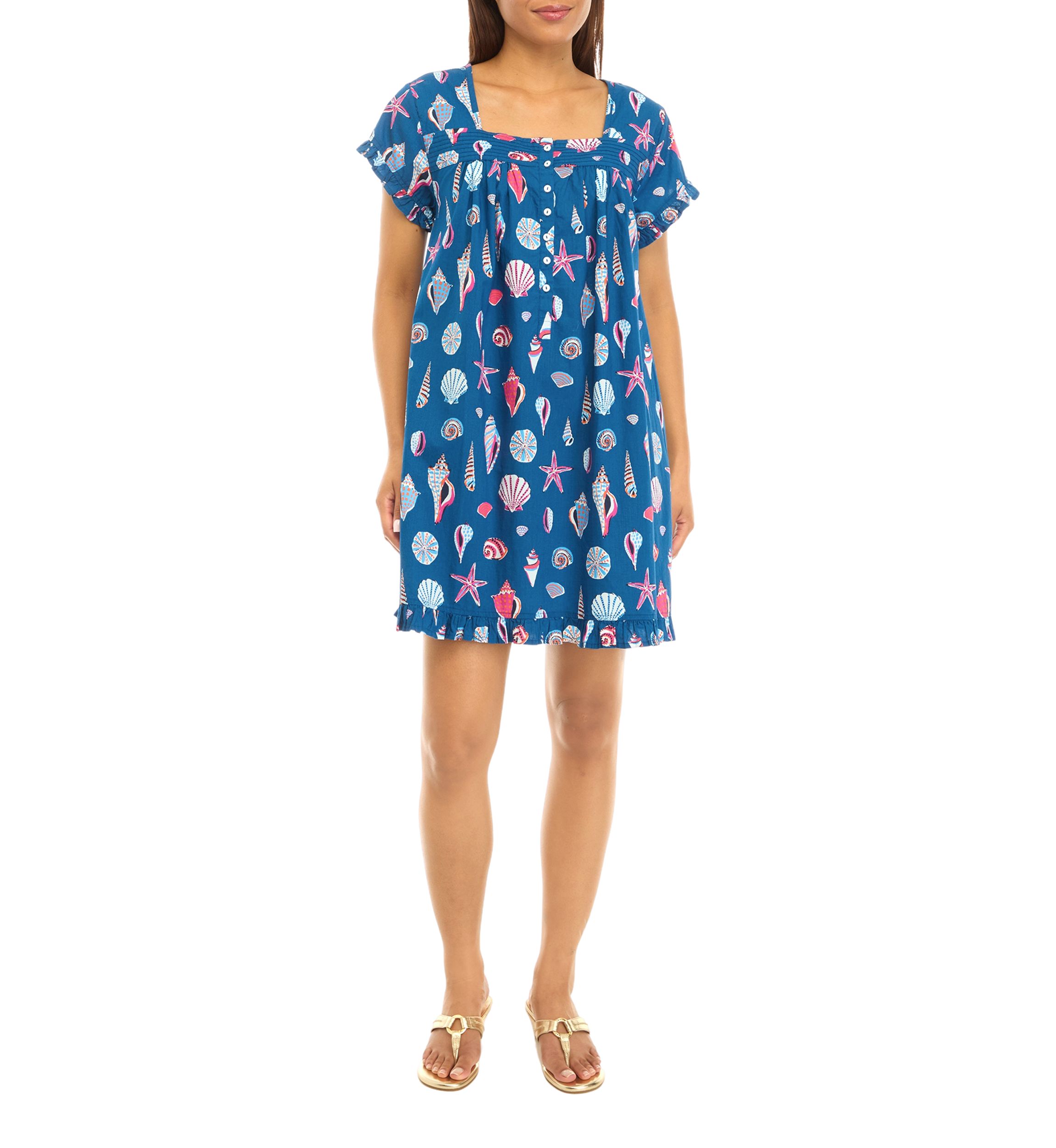 Short Sleeve Pintuck Nightgown