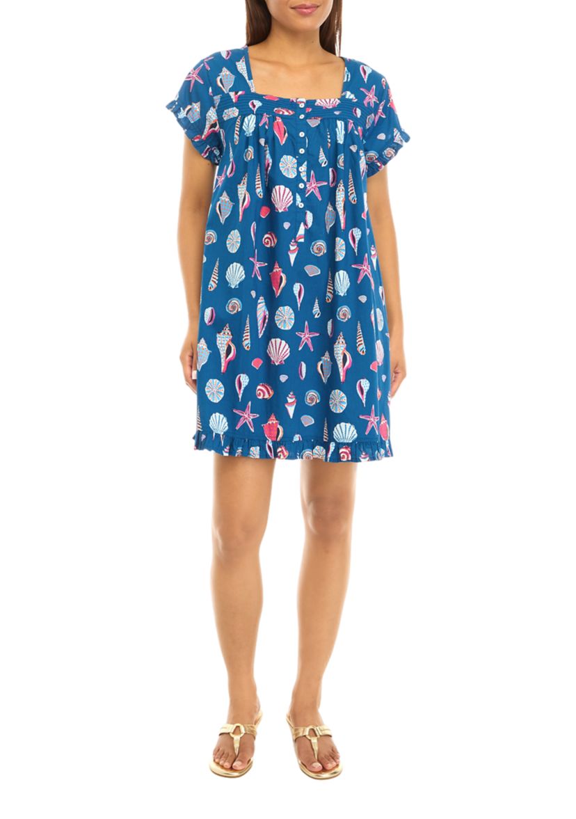 Short Sleeve Pintuck Nightgown