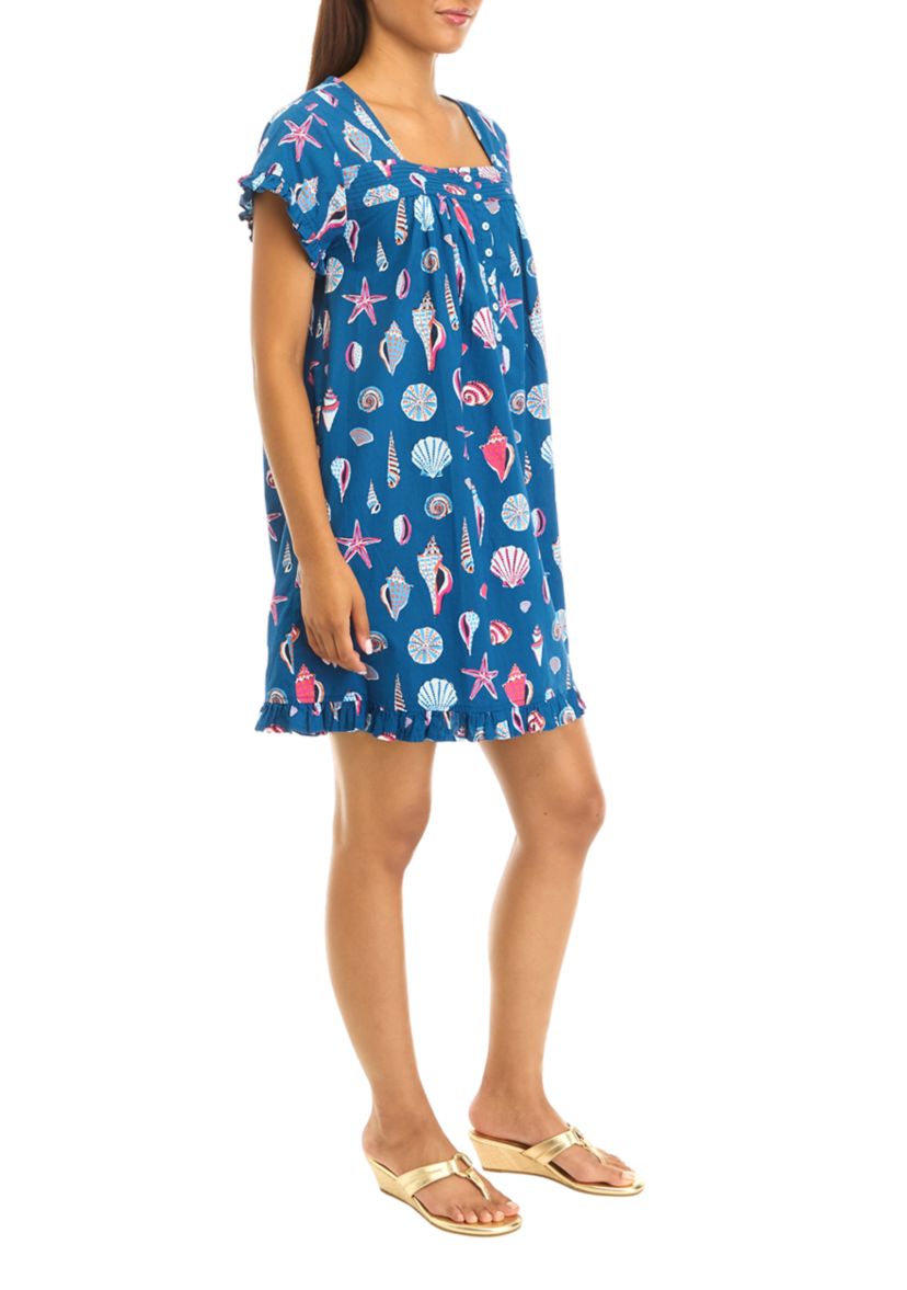 Short Sleeve Pintuck Nightgown