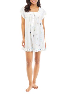 Women's Cotton Nightgowns  Printed Nightgowns - Printfresh