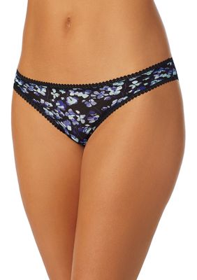 On Gossamer Women's Printed Mesh Bikini Panty, Large