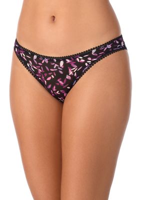 On Gossamer Women's Printed Mesh Bikini Panty, Large