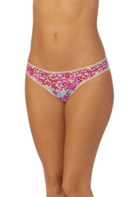 Printed Mesh Bikini Panty