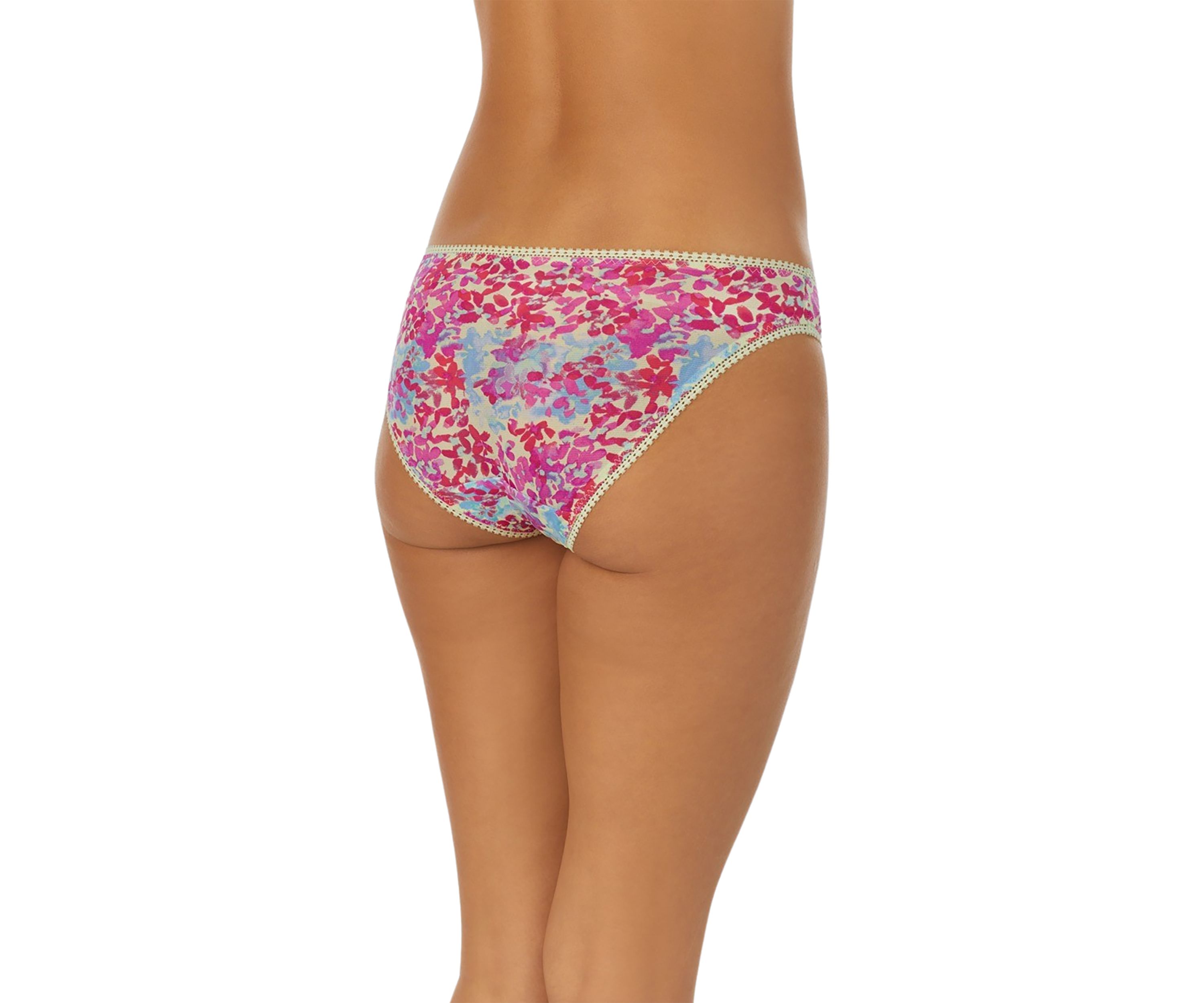 Printed Mesh Bikini Panty
