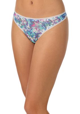 On Gossamer Women's Triple Mesh Hipster Printed Swim Bikini Bottoms
