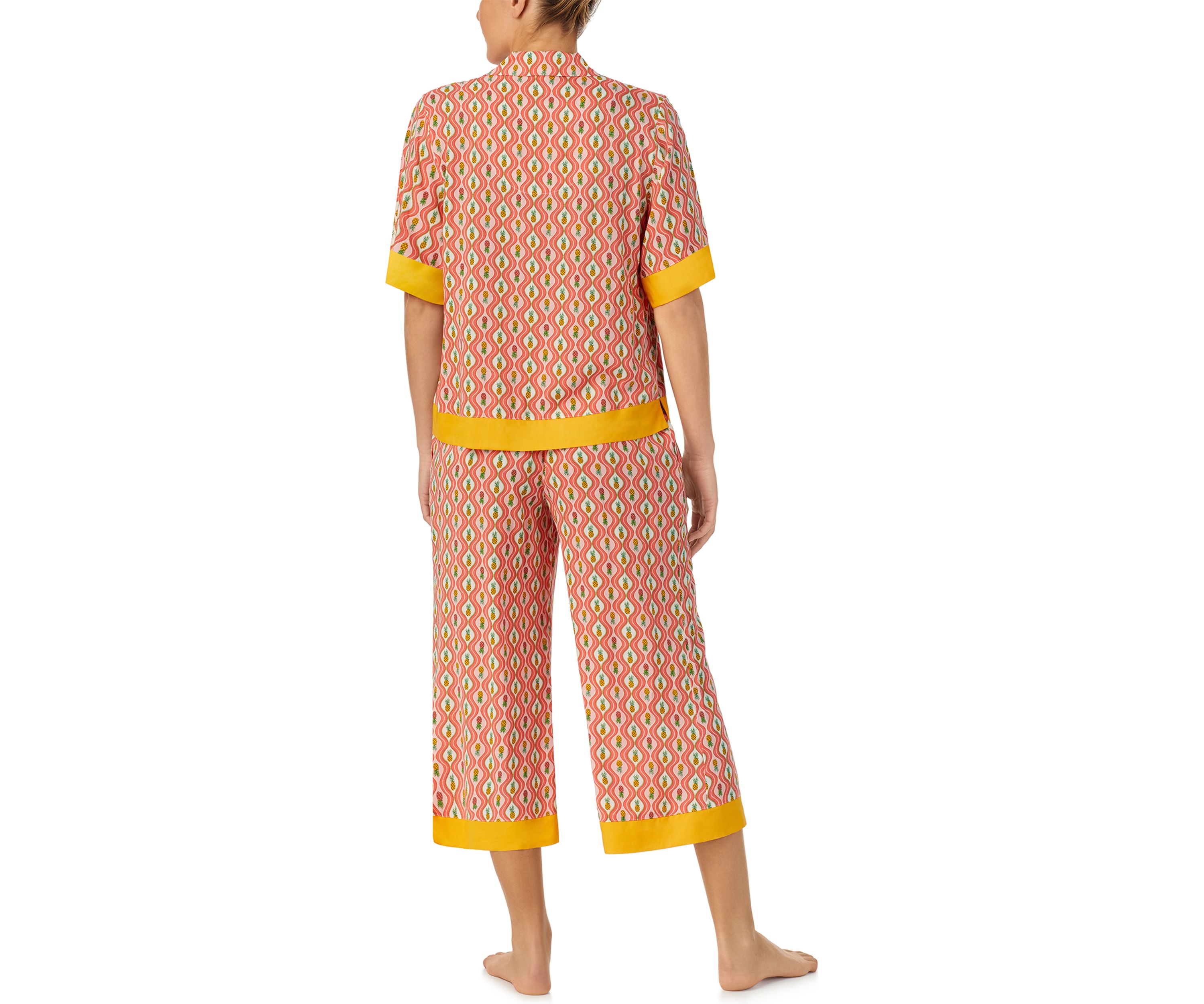 2 Piece Printed Pajama Set