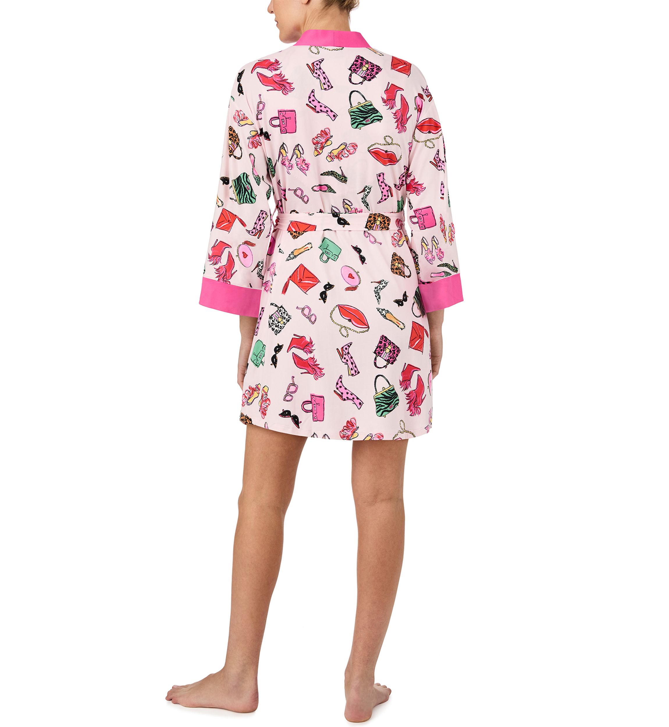 Printed Short Robe