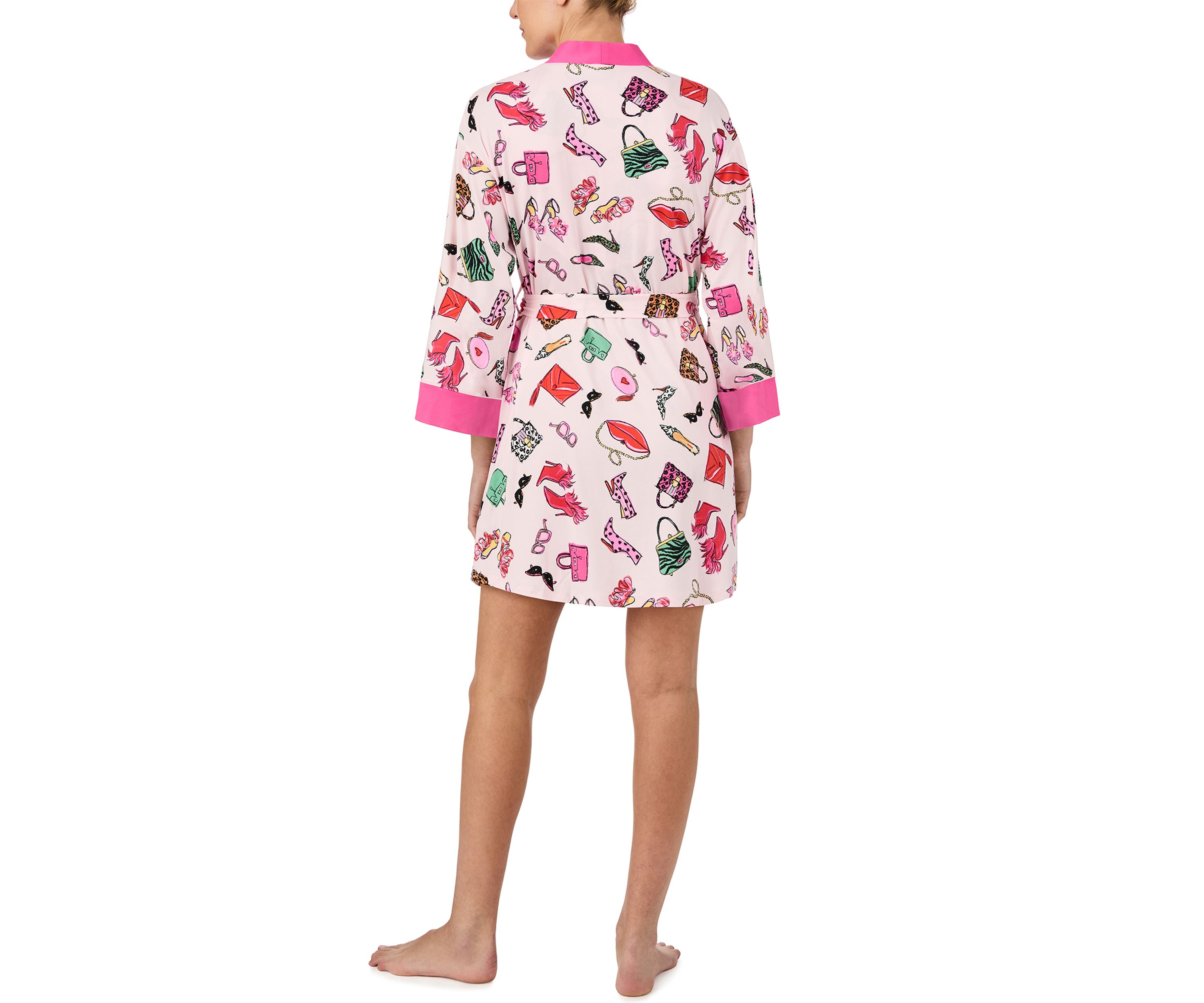 Printed Short Robe