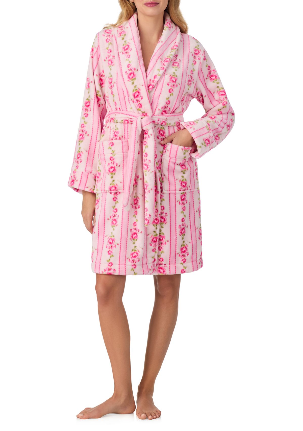 Womens Shawl Collar Robe