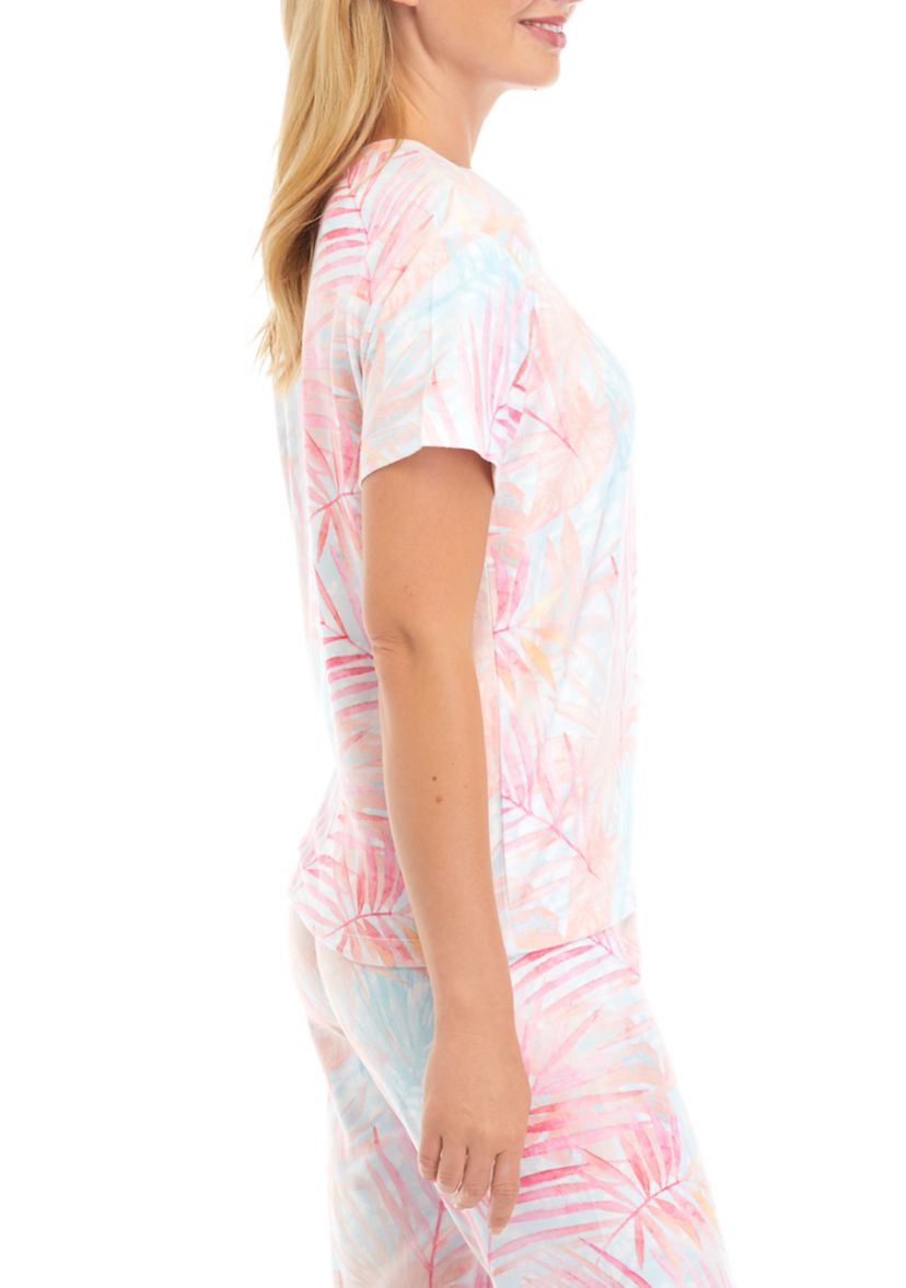 Womens Butter Jersey Short Sleeve Sleep Top