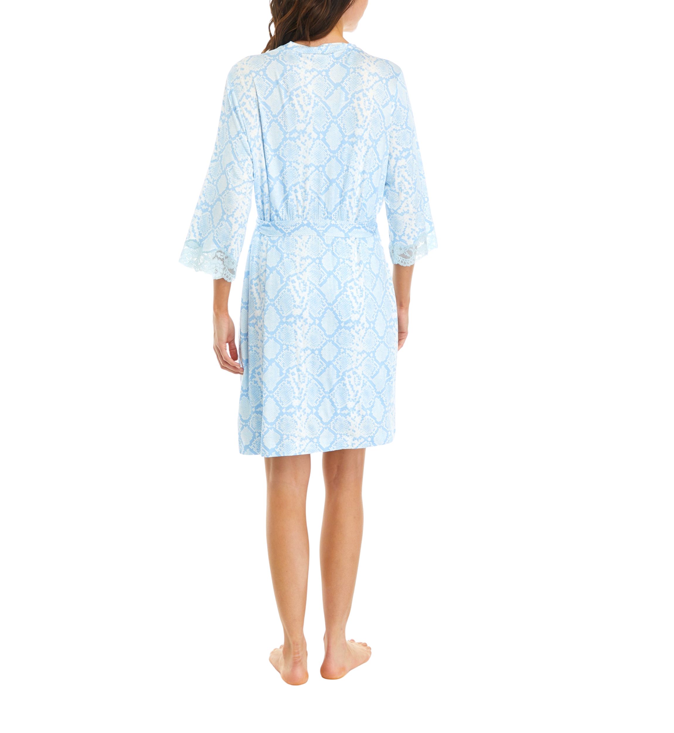 Printed Lacy Robe
