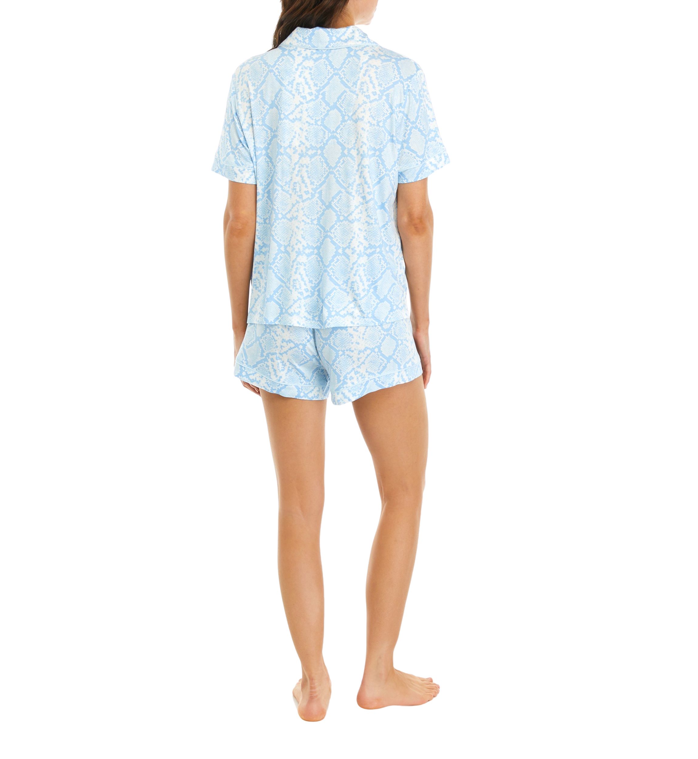Printed Lacy Pajama Set 