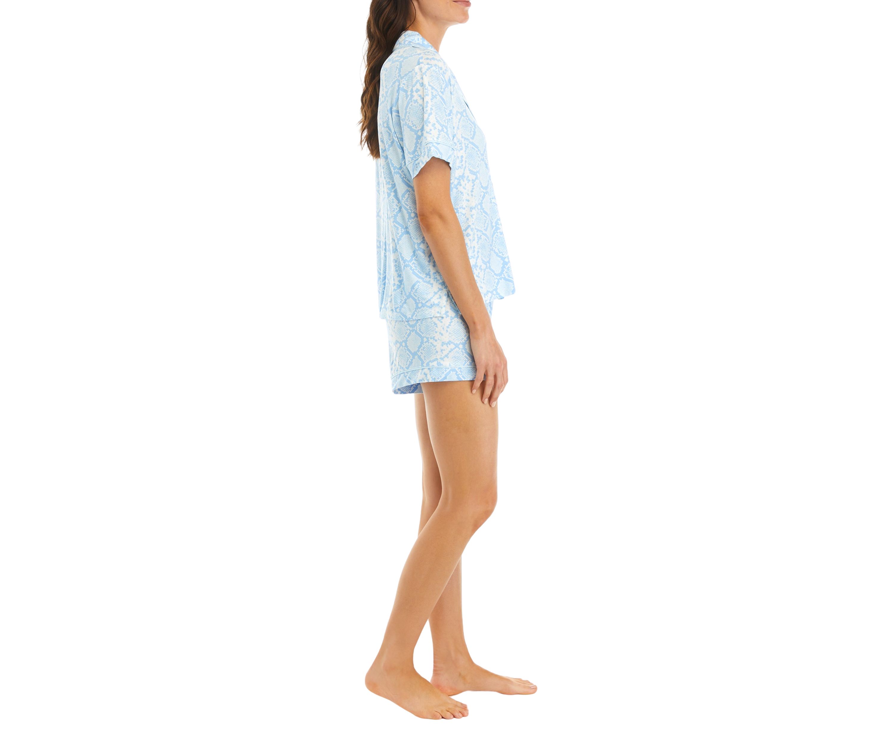 Printed Lacy Pajama Set 