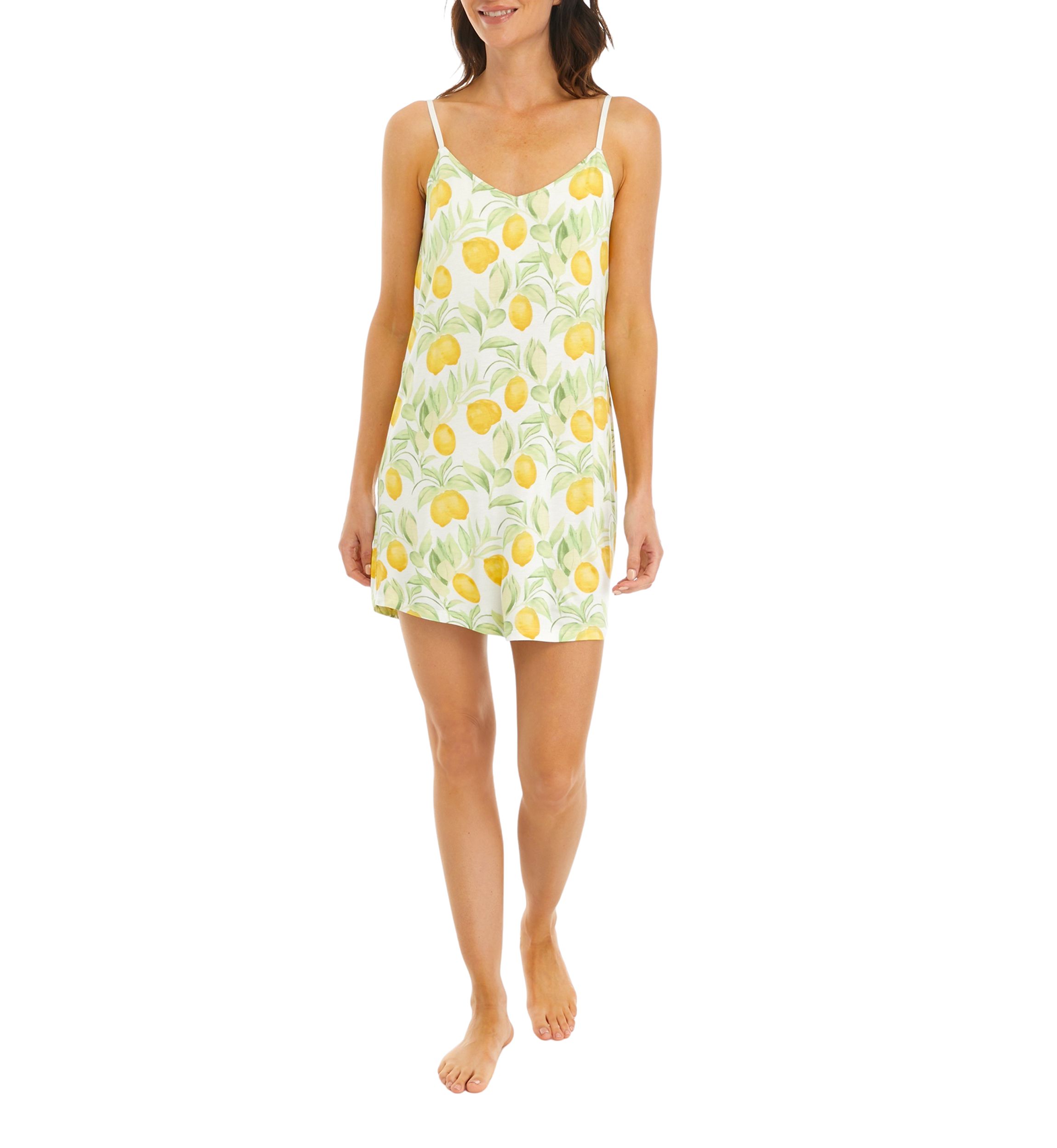 Lemon Printed Chemise 