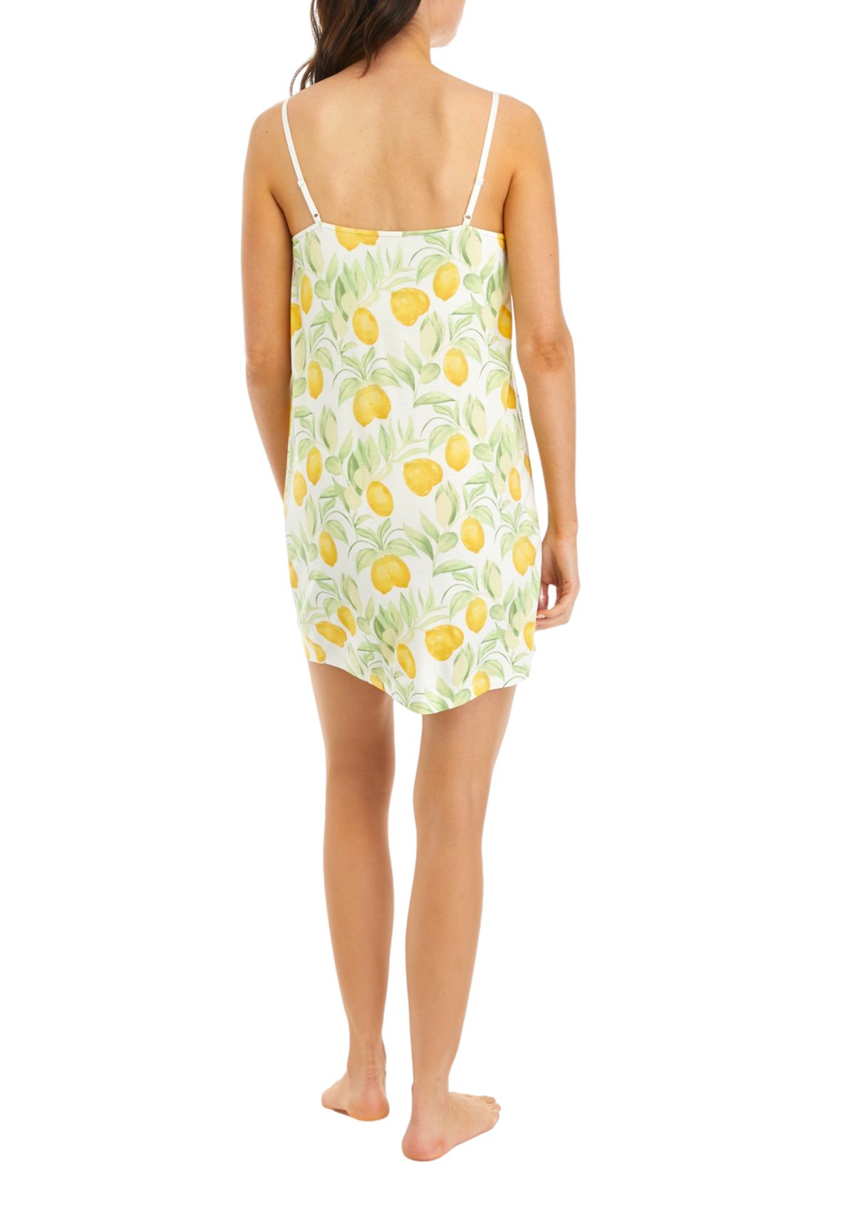 Lemon Printed Chemise 