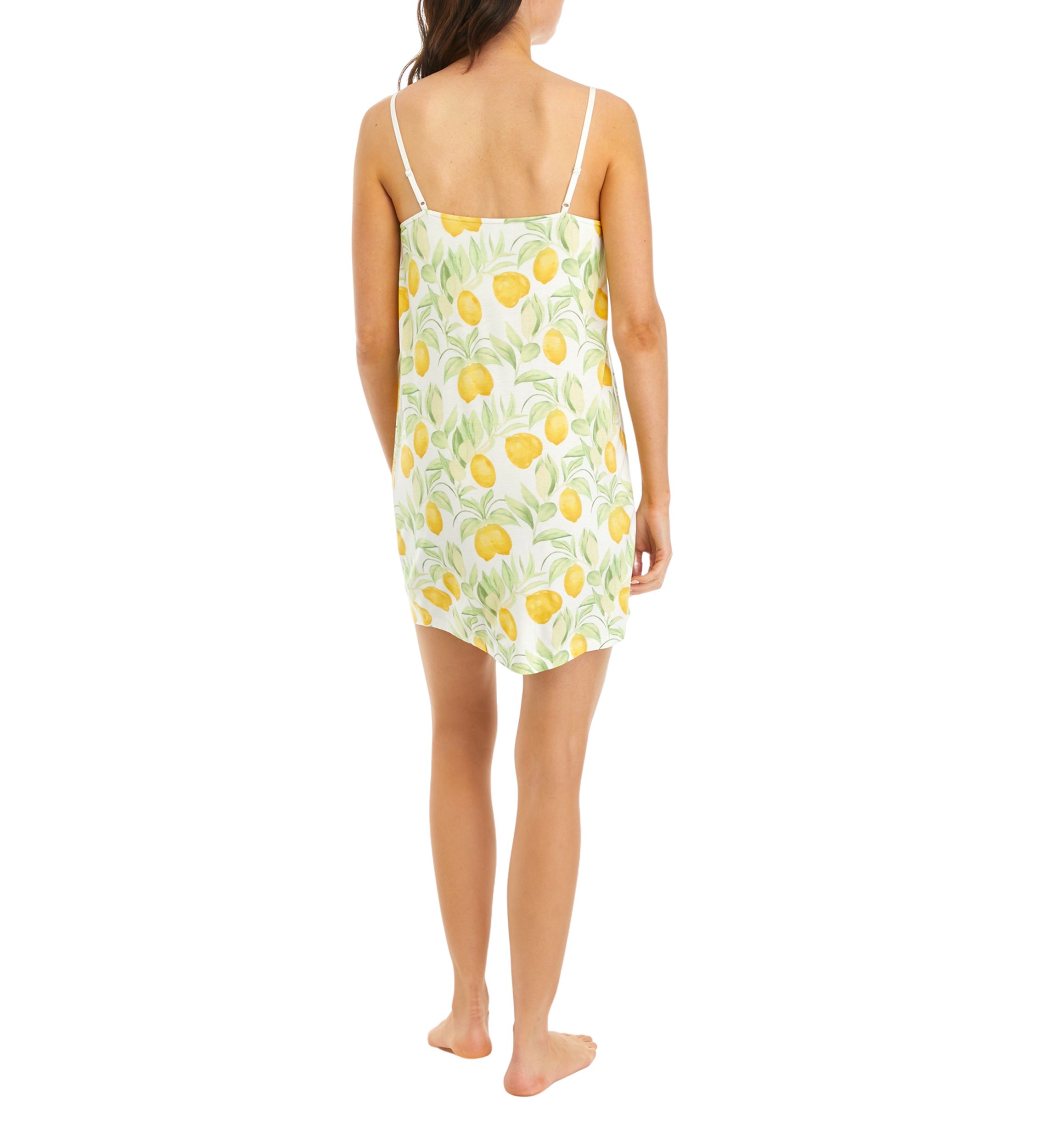 Lemon Printed Chemise 
