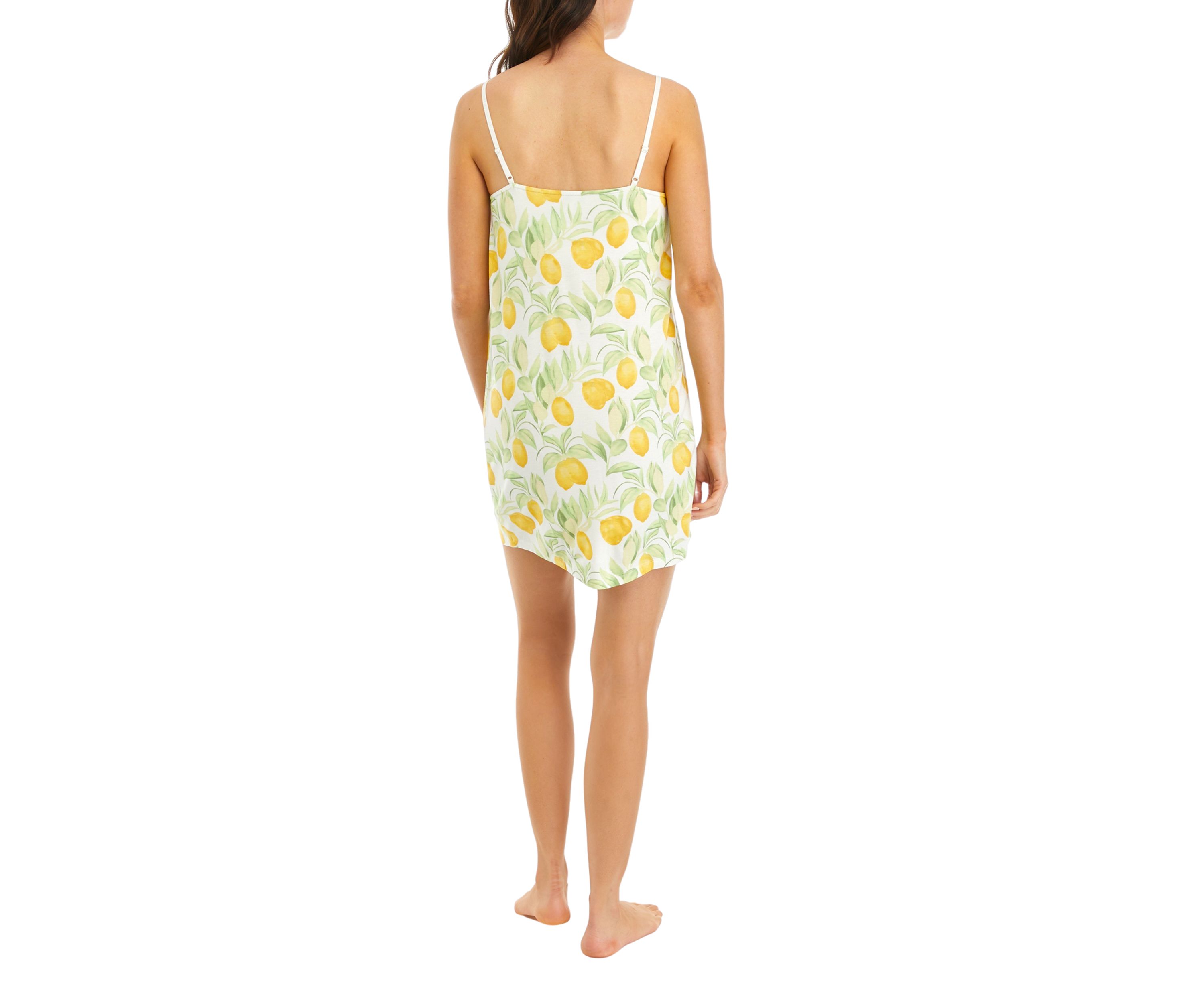Lemon Printed Chemise 
